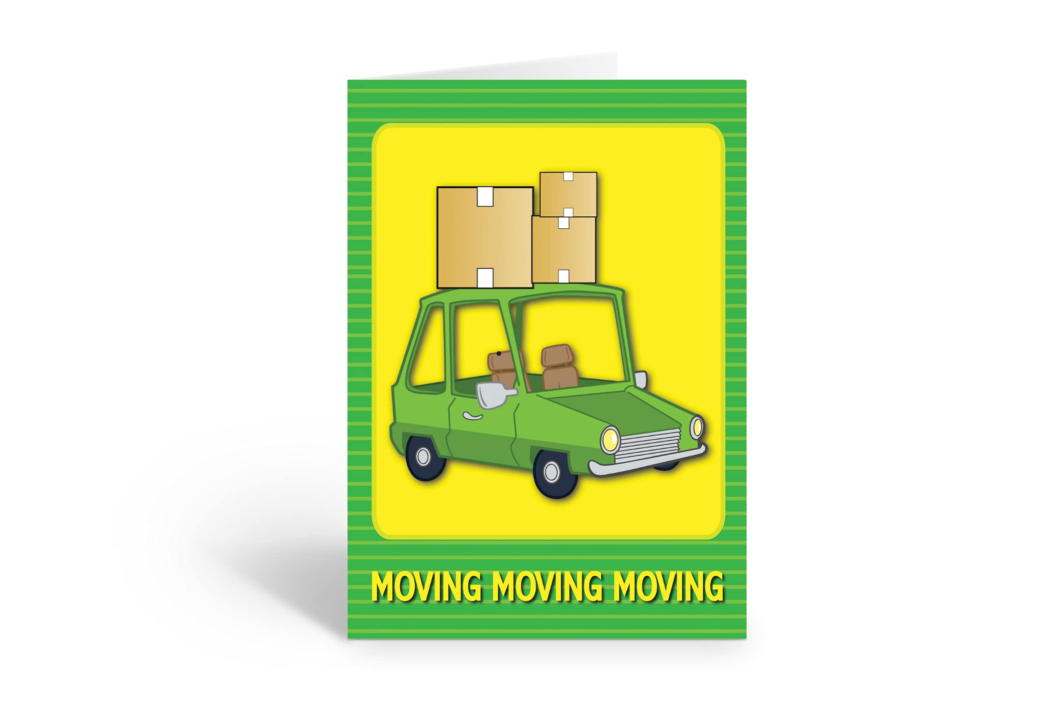 Stonehouse Collection Moving Announcement Cards - 10 Pack New Address Note Cards with Envelopes | Change of Address Cards for Housewarming, Relocation & Moving Gifts | USA Made Premium Stationery