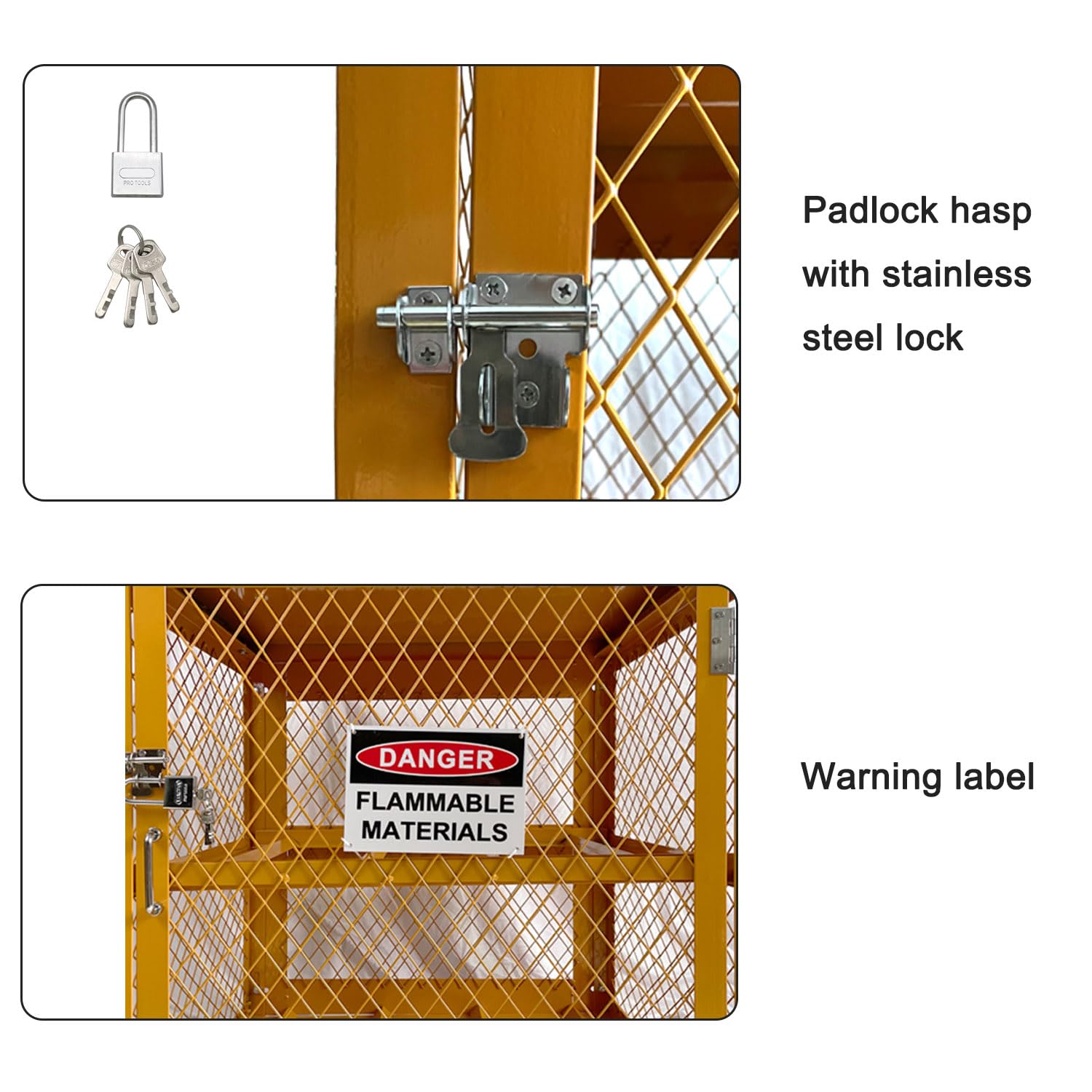 Heavy-Duty Industrial Storage Cabinet for Propane & LPG Tanks - 31