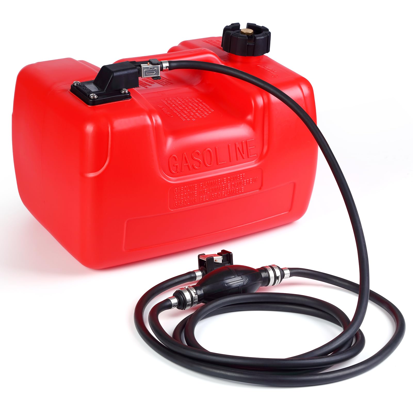 GARVEE 3 Gallon Portable Fuel Tank with Handle - Lightweight & Easy to Carry Gasoline Container for Lawn Mowers, Generators, ATVs, and Outdoor Equipment - Perfect for Camping, Emergency Preparedness, and Farm Use