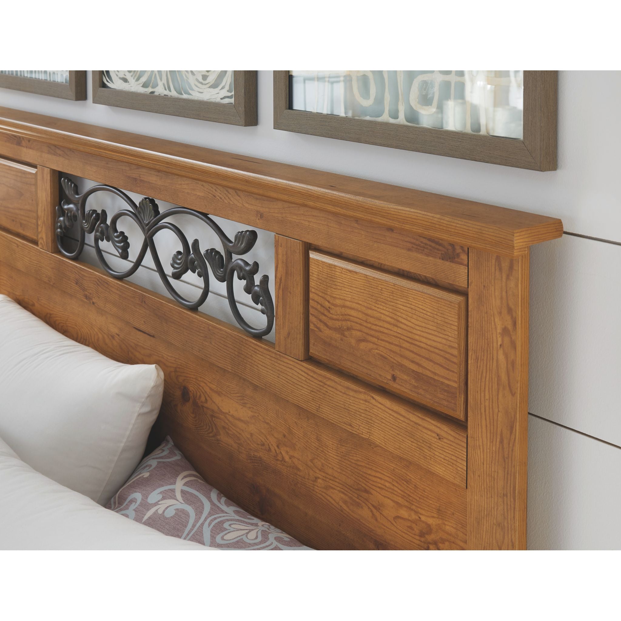 Bittersweet 4-Piece Queen Size Storage Bed Frame with Underbed Drawers - Perfect for Small Bedrooms, Guest Rooms & Dorm Organization
