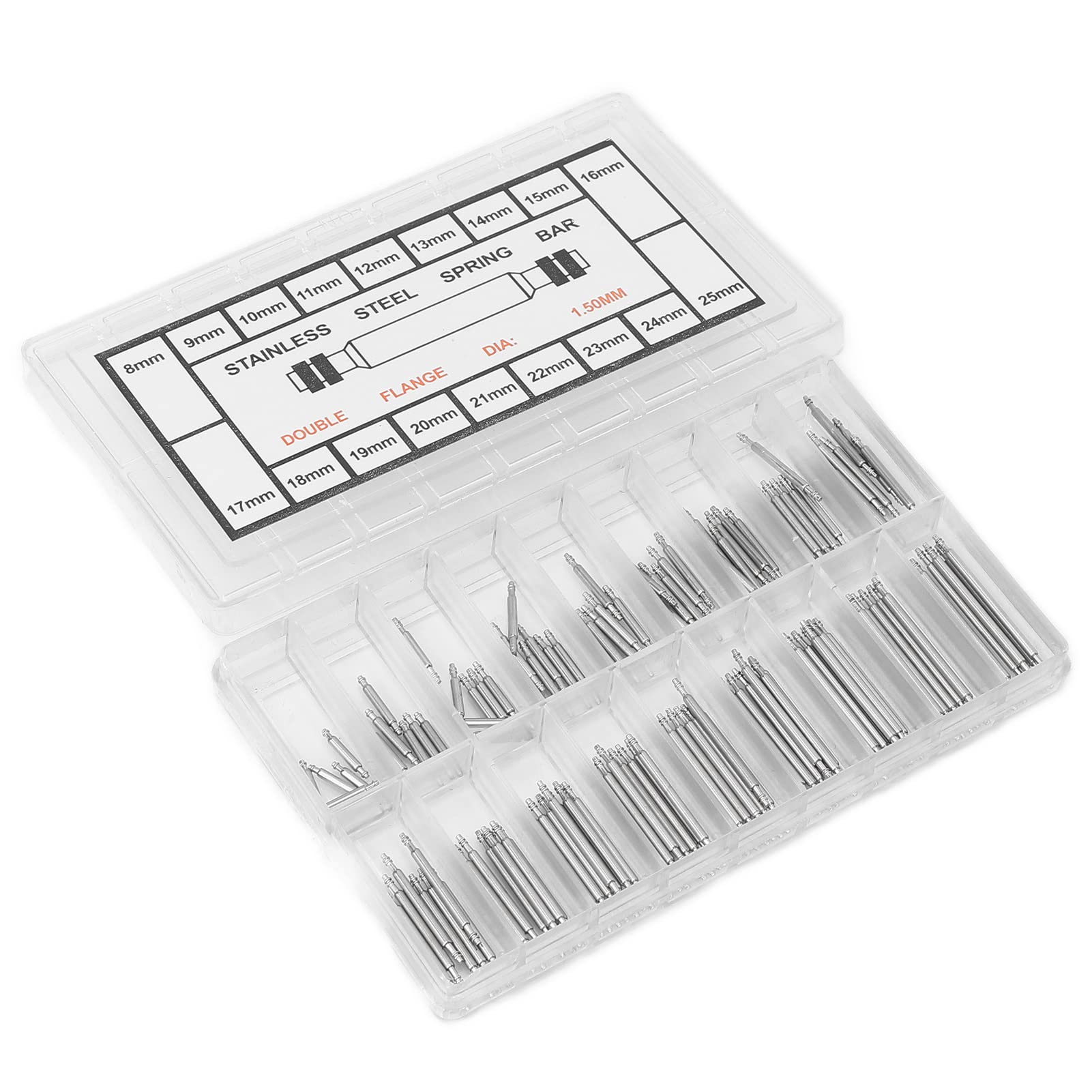 Heavy Duty Spring Bars - Durable Watch Band Link Pins for Traditional & Smart Watches | Replacement Parts for Watch Repair & DIY Watchmaking