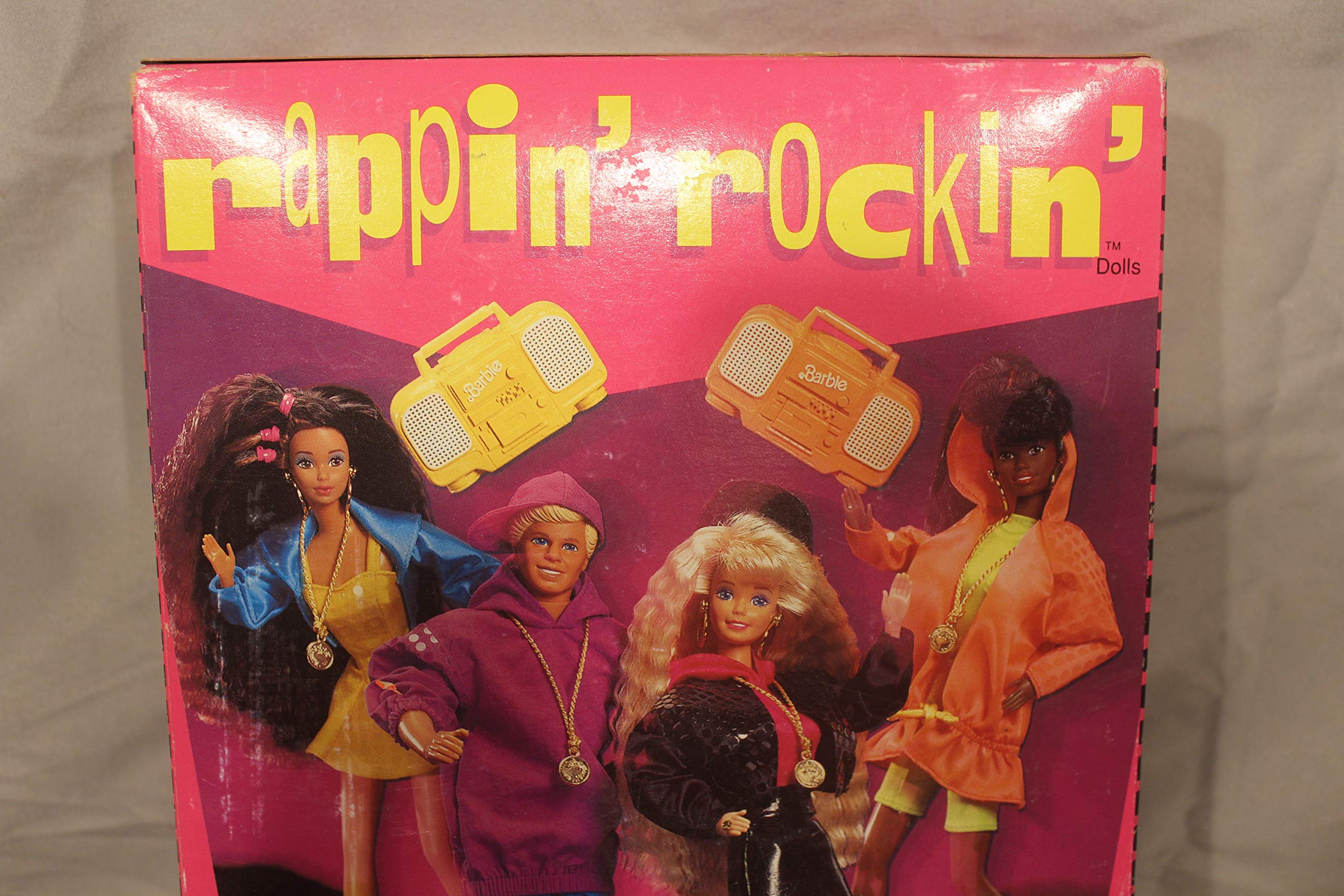 Original Rap & Rock Barbie Doll with Working Boom Box - 1991 Collectible Toy for Music Lovers & Nostalgic Gift for 90s Kids - Perfect for Display, Play & Retro Themed Parties