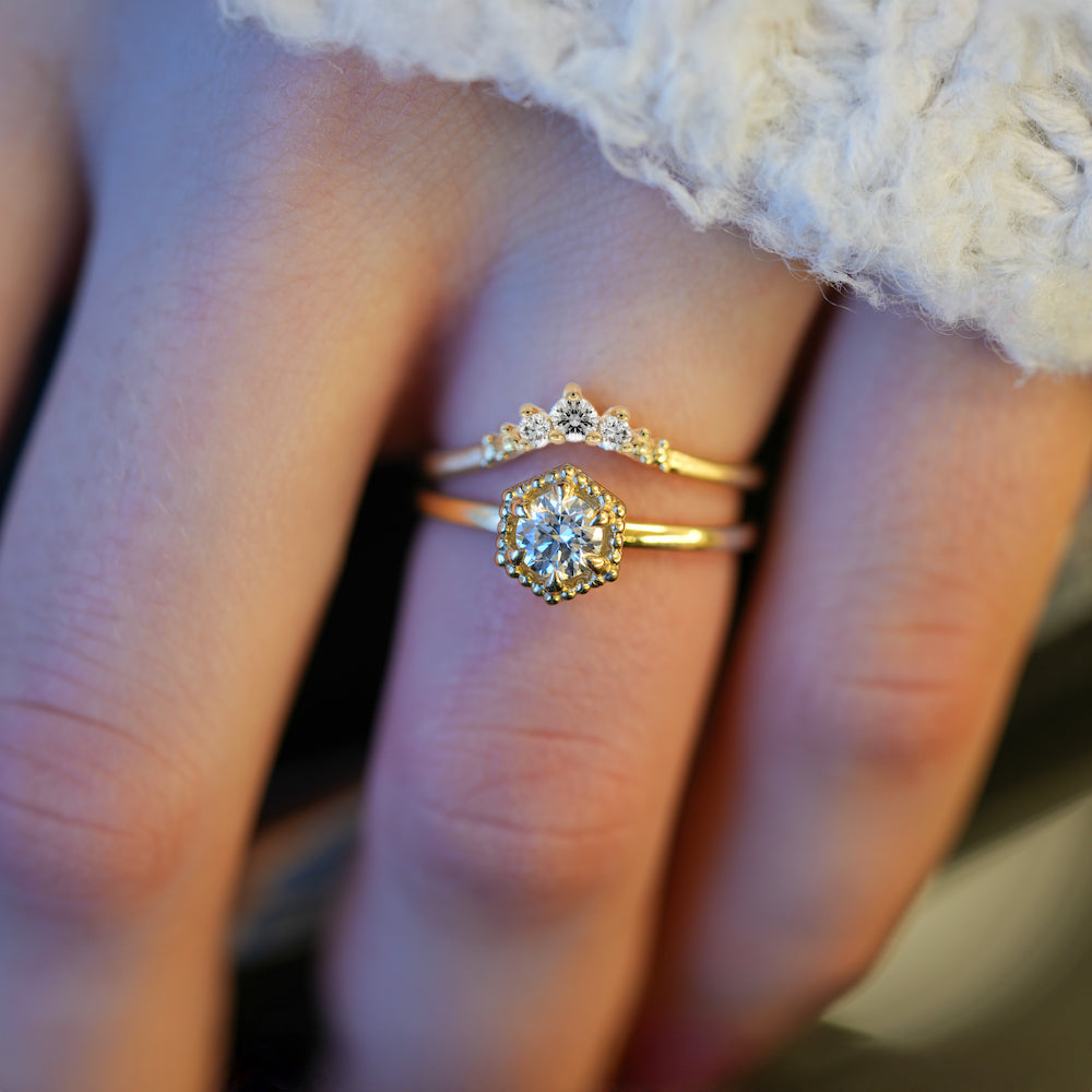 Millie Solitaire Ring - Elegant 14K Gold or Sterling Silver Engagement Ring for Women | Perfect for Proposals, Anniversaries & Special Occasions