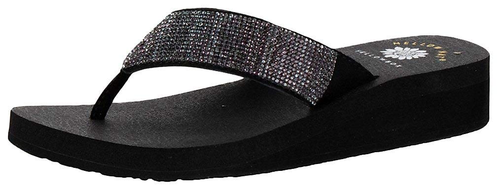 Cassidee Women's Yellow Box Sandals - Comfortable & Stylish Summer Slides for Beach, Pool, and Casual Outings