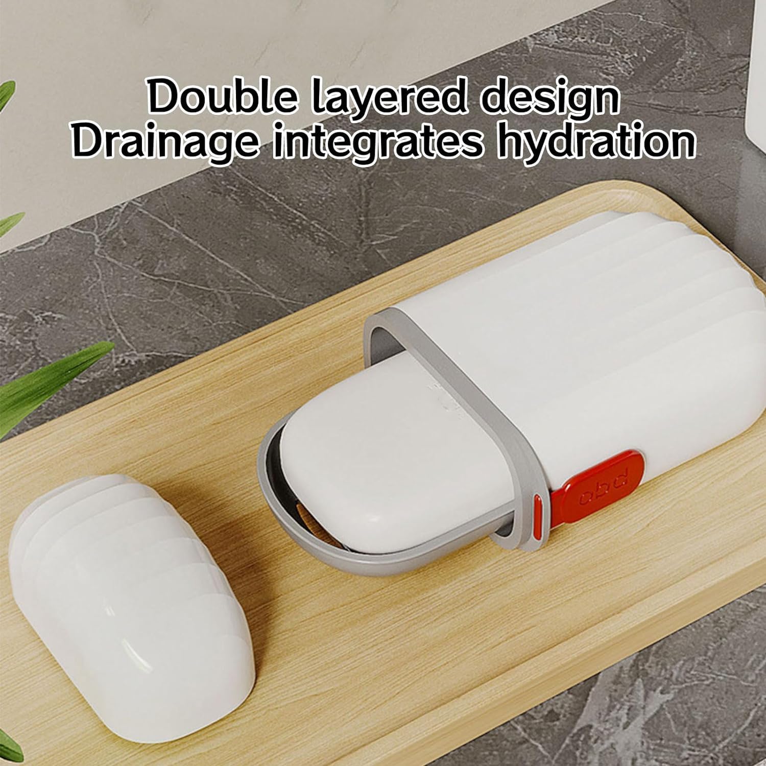 Waterproof Travel Soap Case & Toothbrush Holder Set - Compact Plastic Soap Dish with Handle for Shower, Camping & Gym - Multicolor Travel Accessories for Toiletries Organization