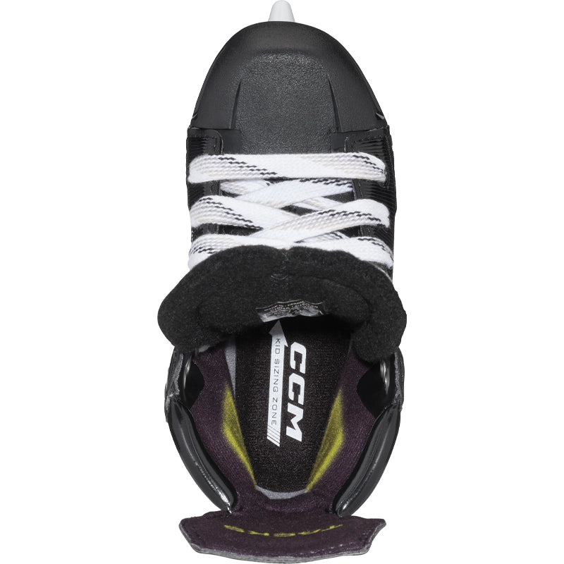 CCM Tacks XF Pro Youth Ice Hockey Skates - Lightweight Performance Skates for Kids & Teens - Perfect for Hockey Games, Practice & Training