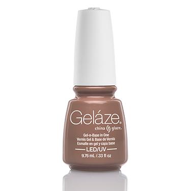 China Glaze Gelaze Nail Polish - Bare Attack #84253 (0.5 oz) - Long-Lasting Gel Nail Polish for Manicures & Pedicures