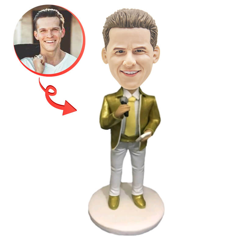 Custom Bobblehead - Personalized Caricature Figurine for Birthday, Wedding & Anniversary Gifts | Fun Home & Office Decor