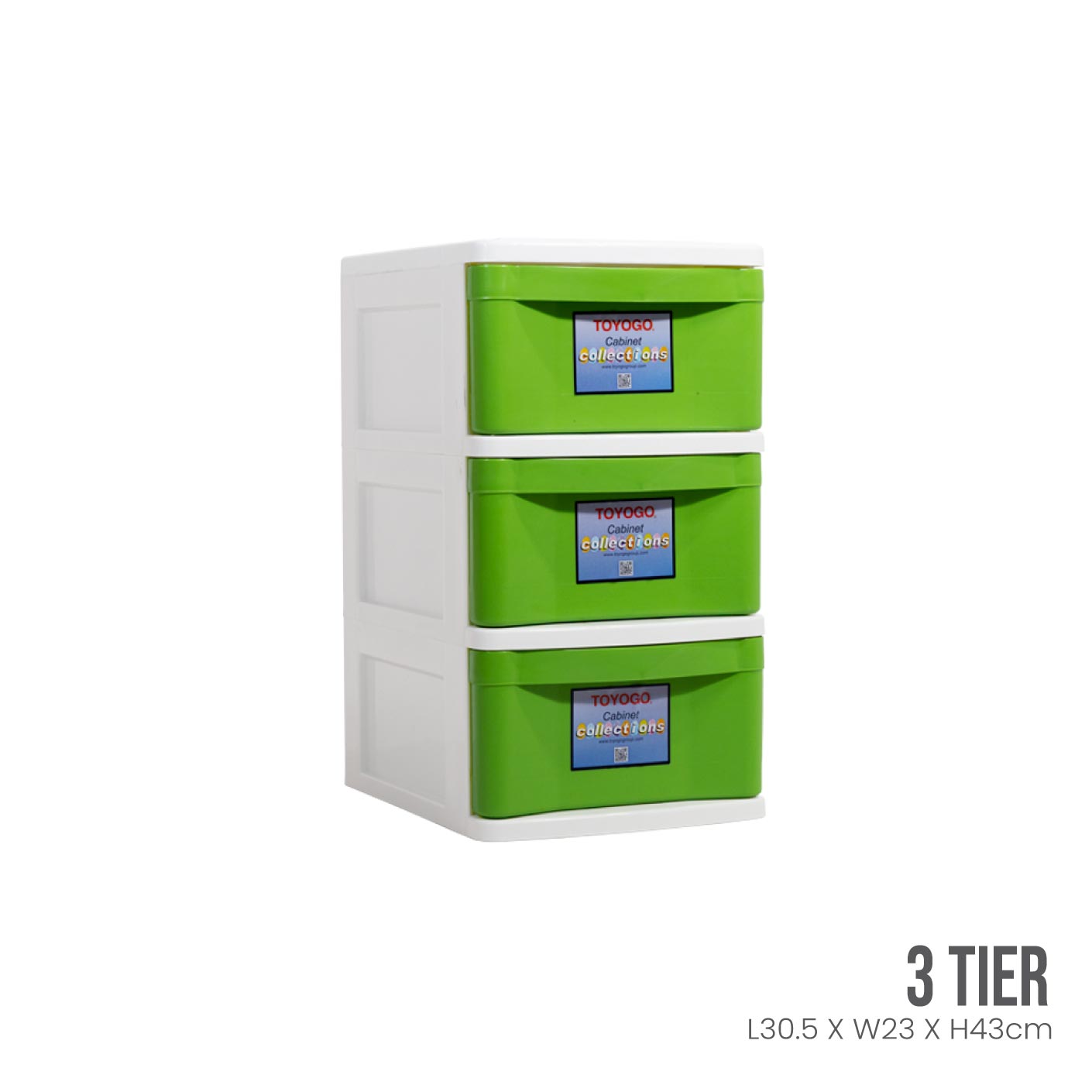 Fuji 3-Tier Plastic Storage Drawer Organizer (905-3) - Perfect for Home, Office, and Closet Organization