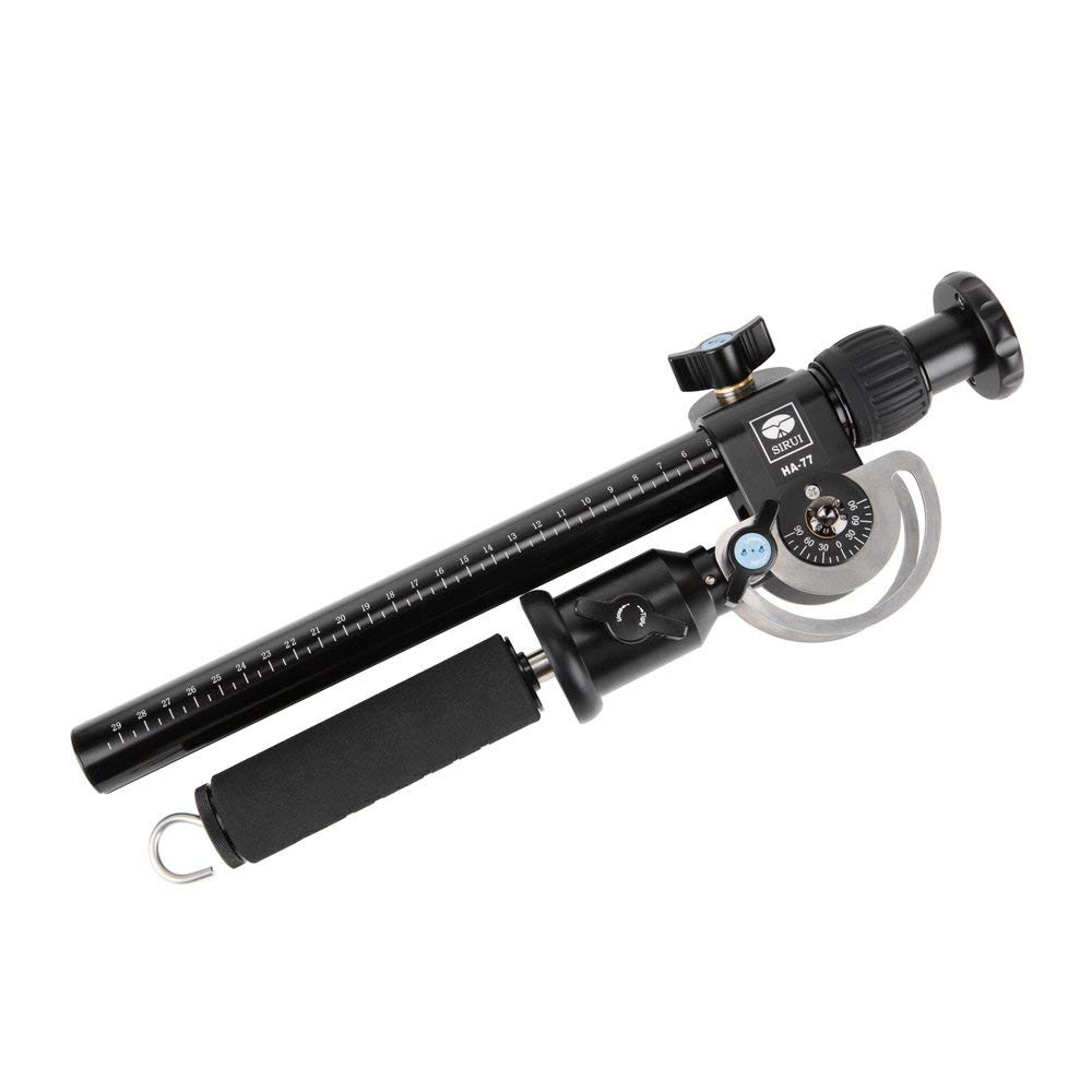 Sirui HA-77 Aluminum Telescopic Boom Extension Arm - 30.3 inch Adjustable Camera Support with 11 lb Load Capacity - Perfect for Vlogging, Photography & Studio Lighting Setup