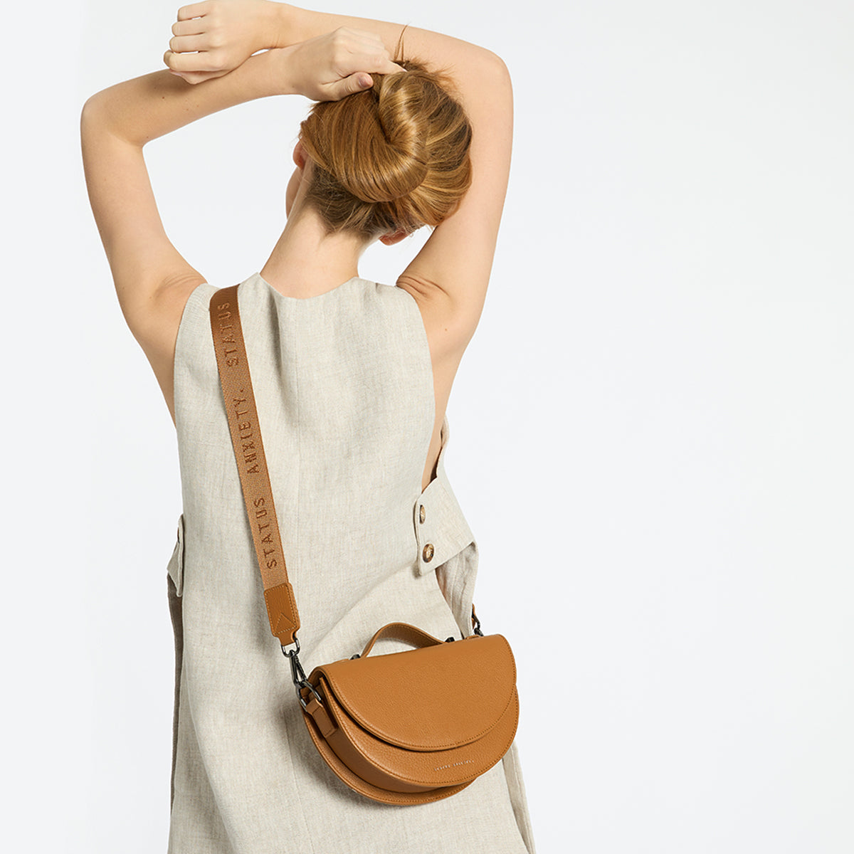 Web Strap Thin Tan - Lightweight & Durable Belt for Outdoor Adventures, Hiking, and Everyday Wear