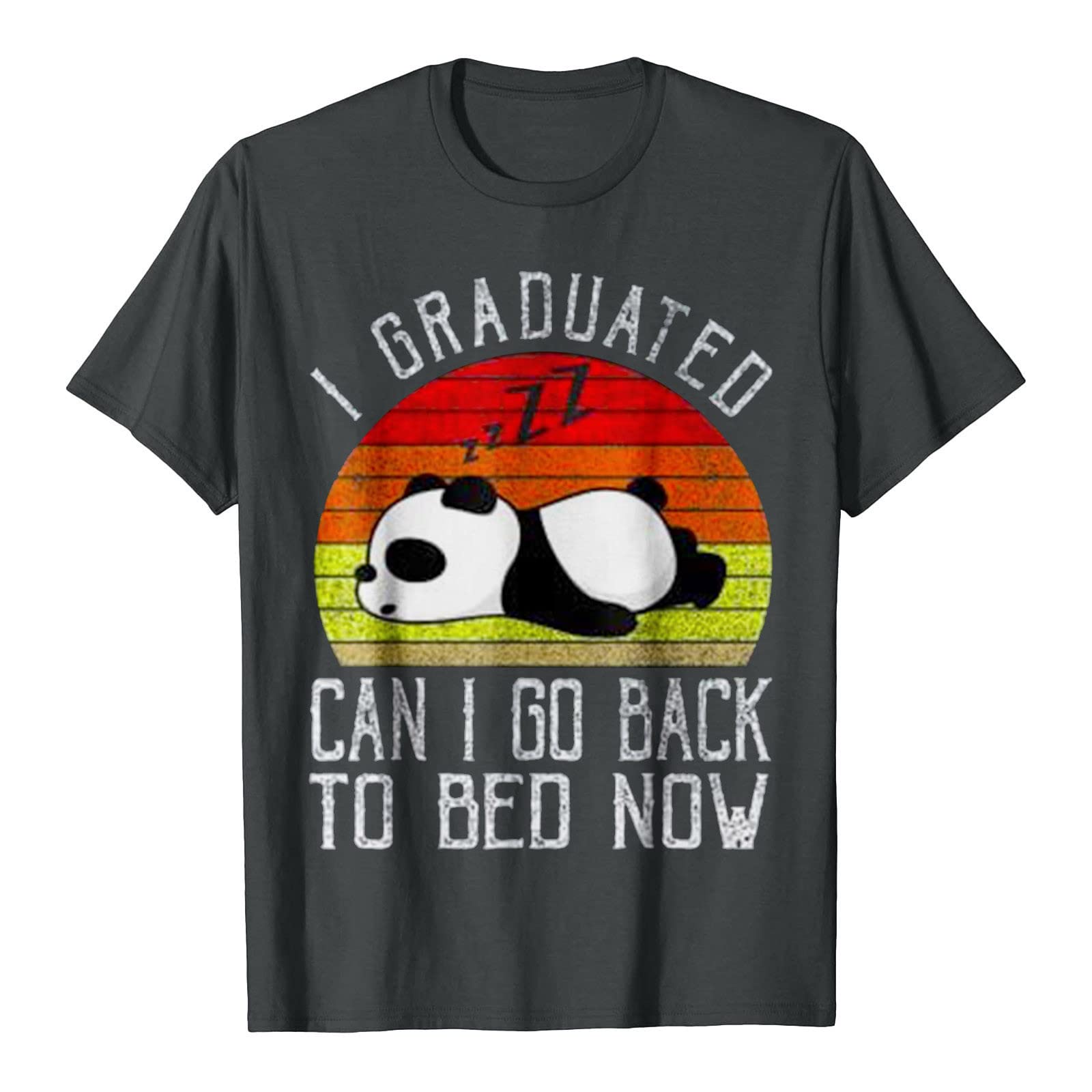 Funny Graduation T-Shirt for Boys & Girls - 'I Graduated Can I Go Back to Bed Now' - Comfortable Cotton Tee for Graduation Parties & School Celebrations