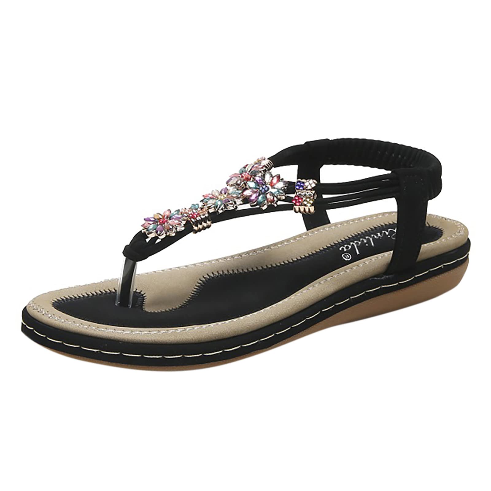 Women's Fashion Elastic Band Sandals - Comfortable Thick Sole Beach & Work Shoes for Summer | Perfect for Walking, Travel, and Outdoor Activities