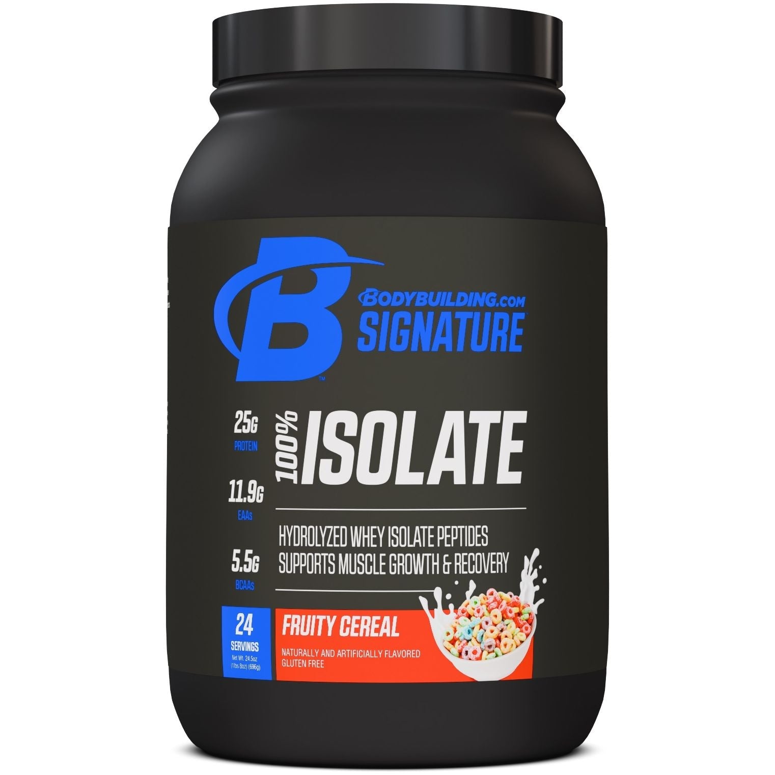 Bodybuilding.com Signature 100% Whey Protein Isolate Powder - 24 Servings for Muscle Recovery & Growth - Perfect for Post-Workout & Fitness Enthusiasts
