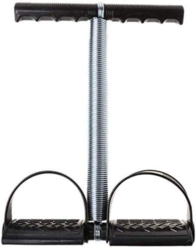 ZCM Sit-Up Pull Rope Exercise Bands - Yoga Fitness Stretching Bands for Slimming Training, Elastic Spring Tension Foot Pedal for Abdomen, Leg & Arm Workouts - Perfect for Home Gym, Yoga Studio & Outdoor Fitness (Black)