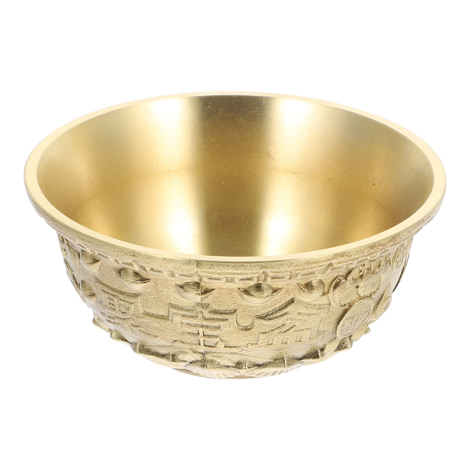 Exquisite Brass Cornucopia Ornament - Feng Shui Treasure Basin Decor for Home & Office | Bedroom, Living Room, Desk Decoration | Perfect Gift for Housewarming & Wealth Attraction