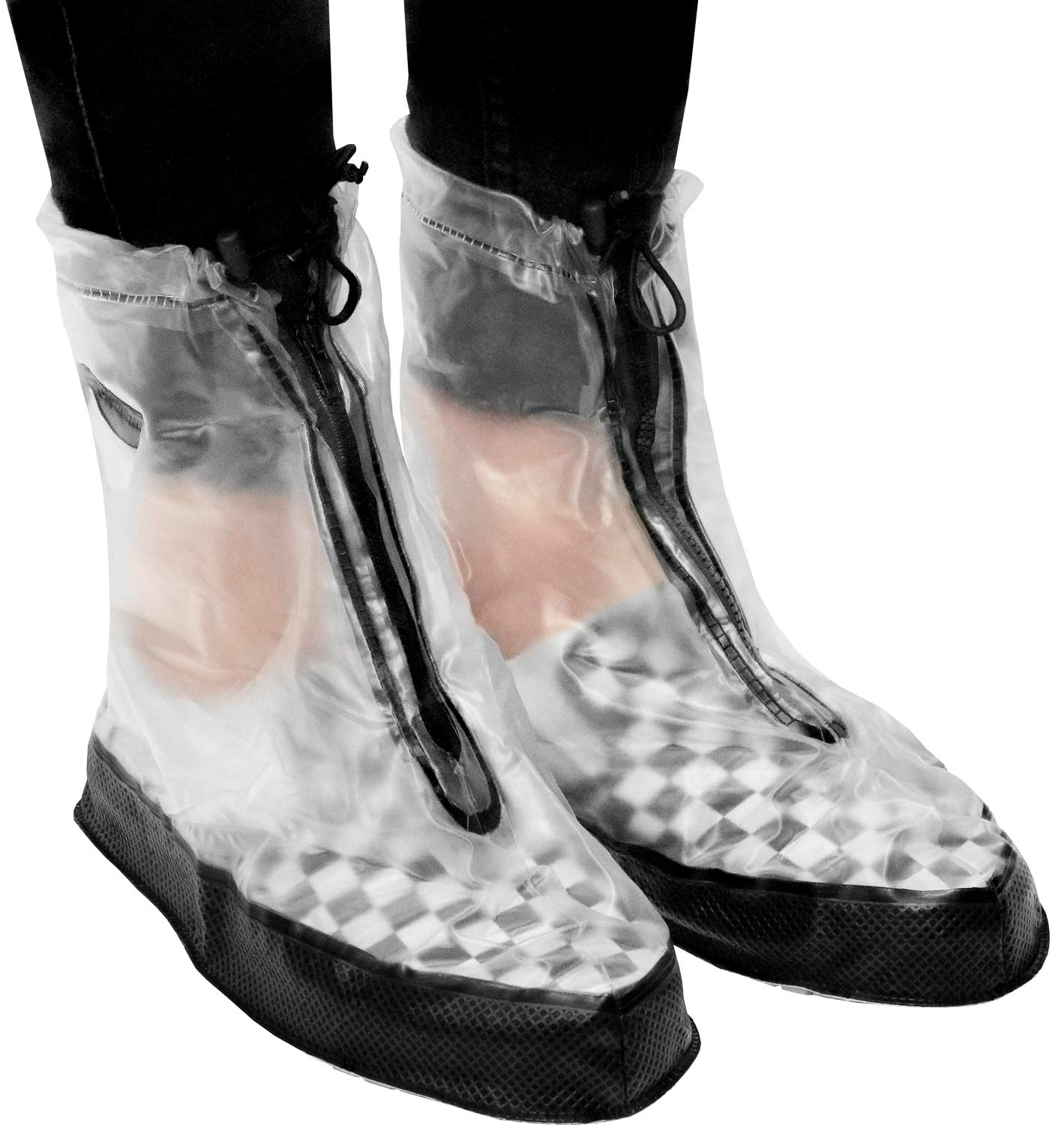 Waterproof Rain Shoe Covers for Men & Women - Reusable Non-Slip Overshoes & Galoshes for Walking, Hiking & Outdoor Activities