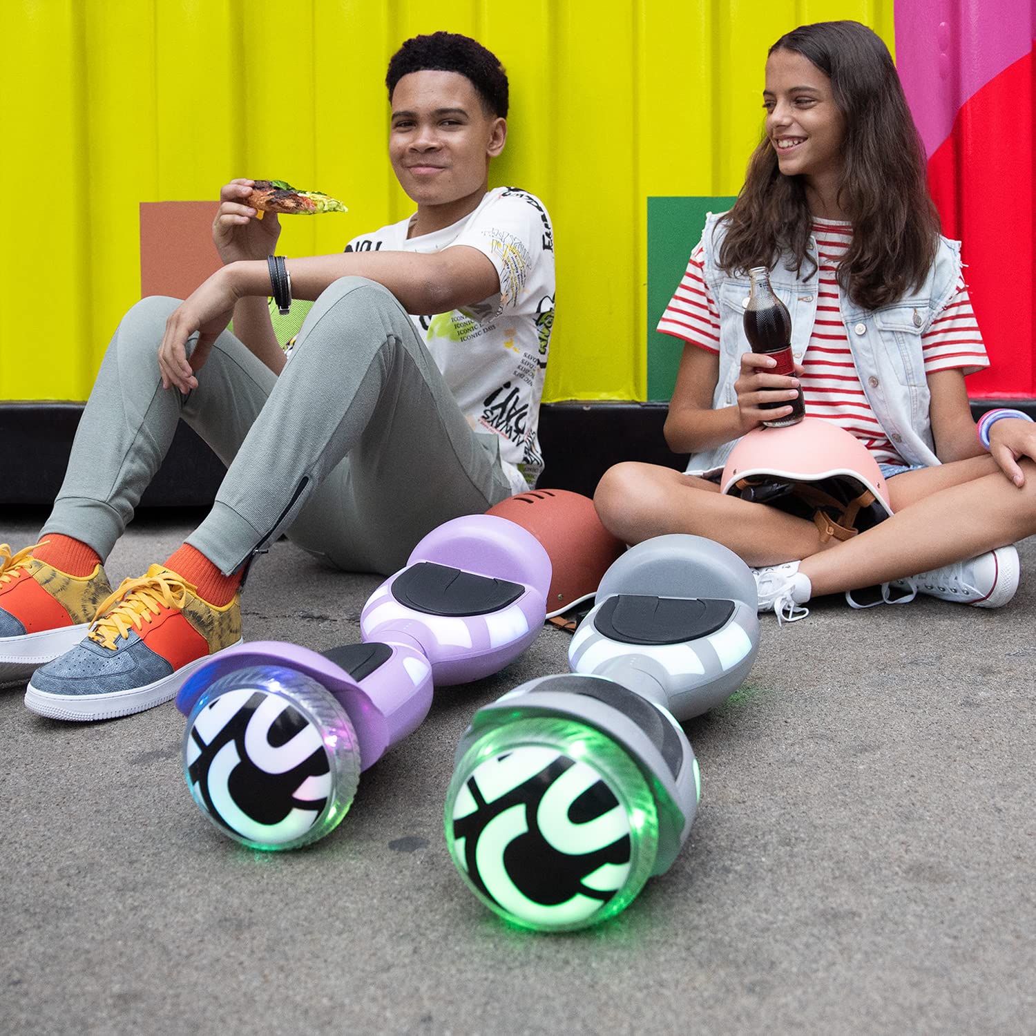 Jetson All-Terrain Self-Balancing Hoverboard with LED Lights & Light-Up Wheels - Electric Scooter for Teens & Adults - Perfect for Outdoor Adventures, Commuting & Fun Rides (Ages 12+)