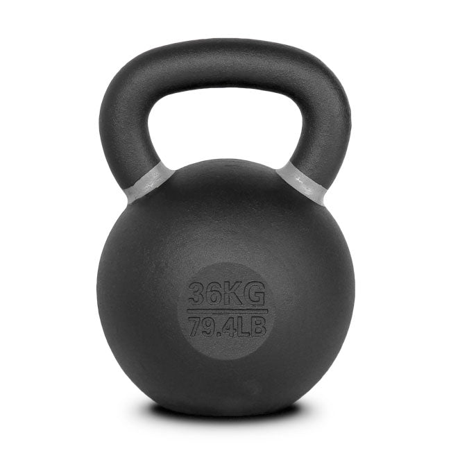 XM FITNESS 36kg Cast Iron Kettlebell - Premium Home Gym Equipment for Strength Training & CrossFit Workouts