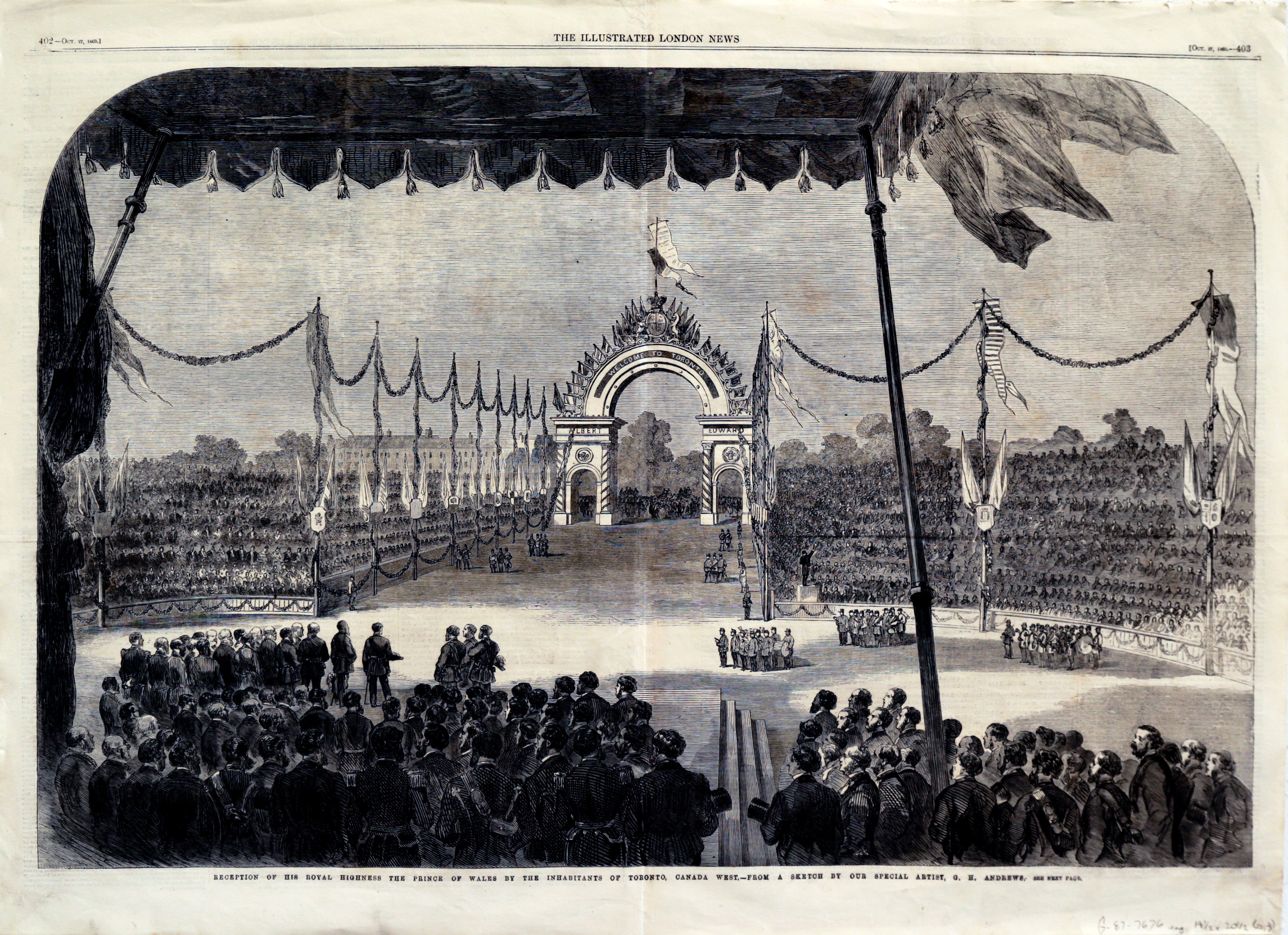 1860 English Newspaper - The Illustrated London News, Oct 27 1860 | Vintage Black & White Historical Print (Recto Verso) | Perfect for Antique Collectors & Victorian Era Decor