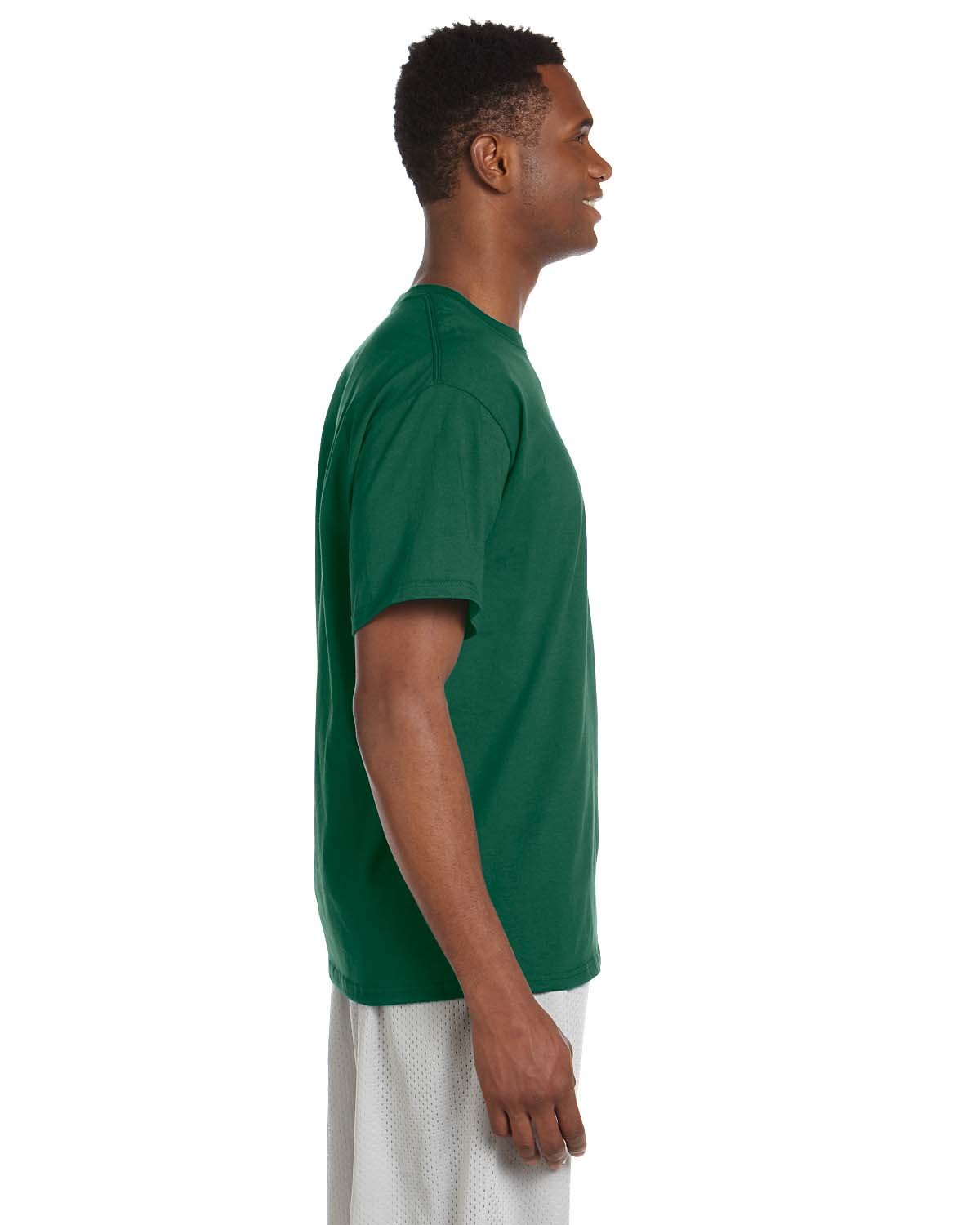 Russell Athletic Men's Basic Cotton T-Shirts - Soft Breathable Crew Neck Tees for Casual Wear, Gym & Everyday Comfort