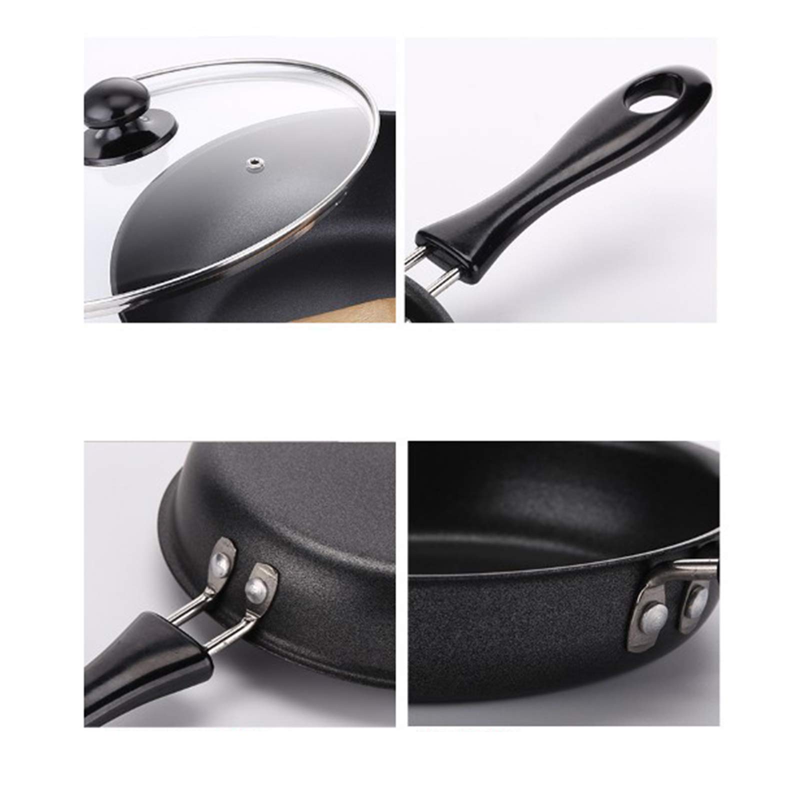 Non-Stick Mini Frying Pan 12cm - Perfect for Pancakes, Eggs, Omelets & Frittatas - Round Nonstick Skillet with Coating for Easy Cooking - Ideal for Breakfast, Camping & Small Kitchen Use