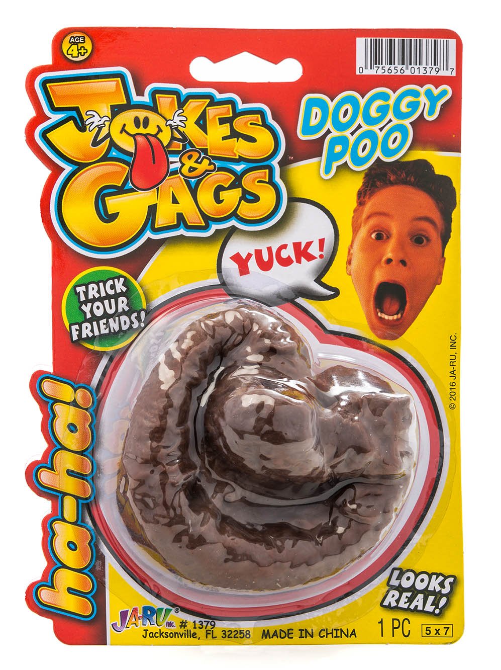 2CHILL Realistic Fake Dog Poop Prank Toy (1 Piece) - Hilarious Gag Gift for April Fools Day, Office Pranks & Toilet Jokes - Perfect for Teens, Kids & Party Favors - Great for Prank Wars, Birthday Surprises & Funny Gifts