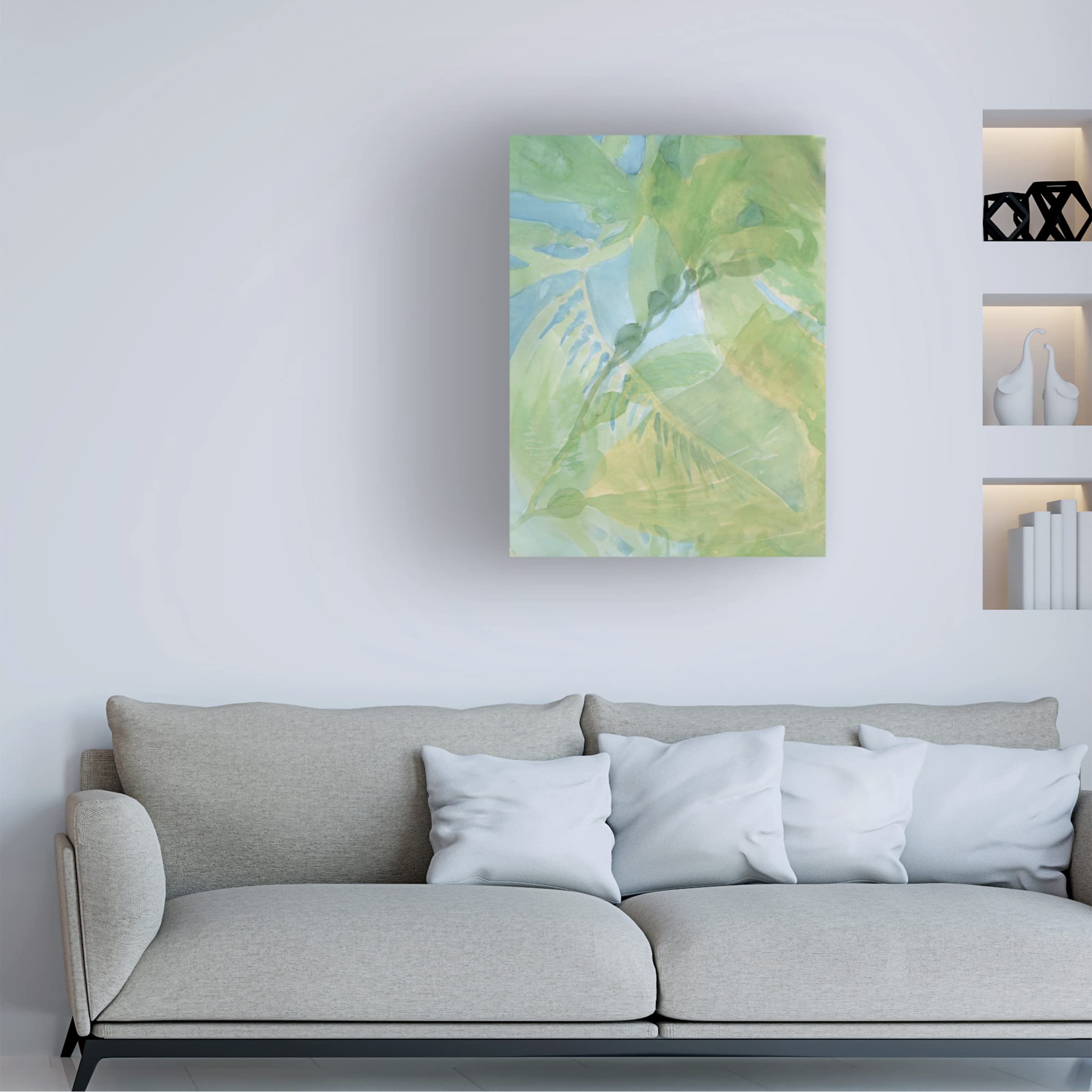 Stellar Design Studio 'Sea Grass II' Canvas Wall Art Print - Coastal Beach Decor for Living Room, Bedroom & Office | Trademark Fine Art Collection