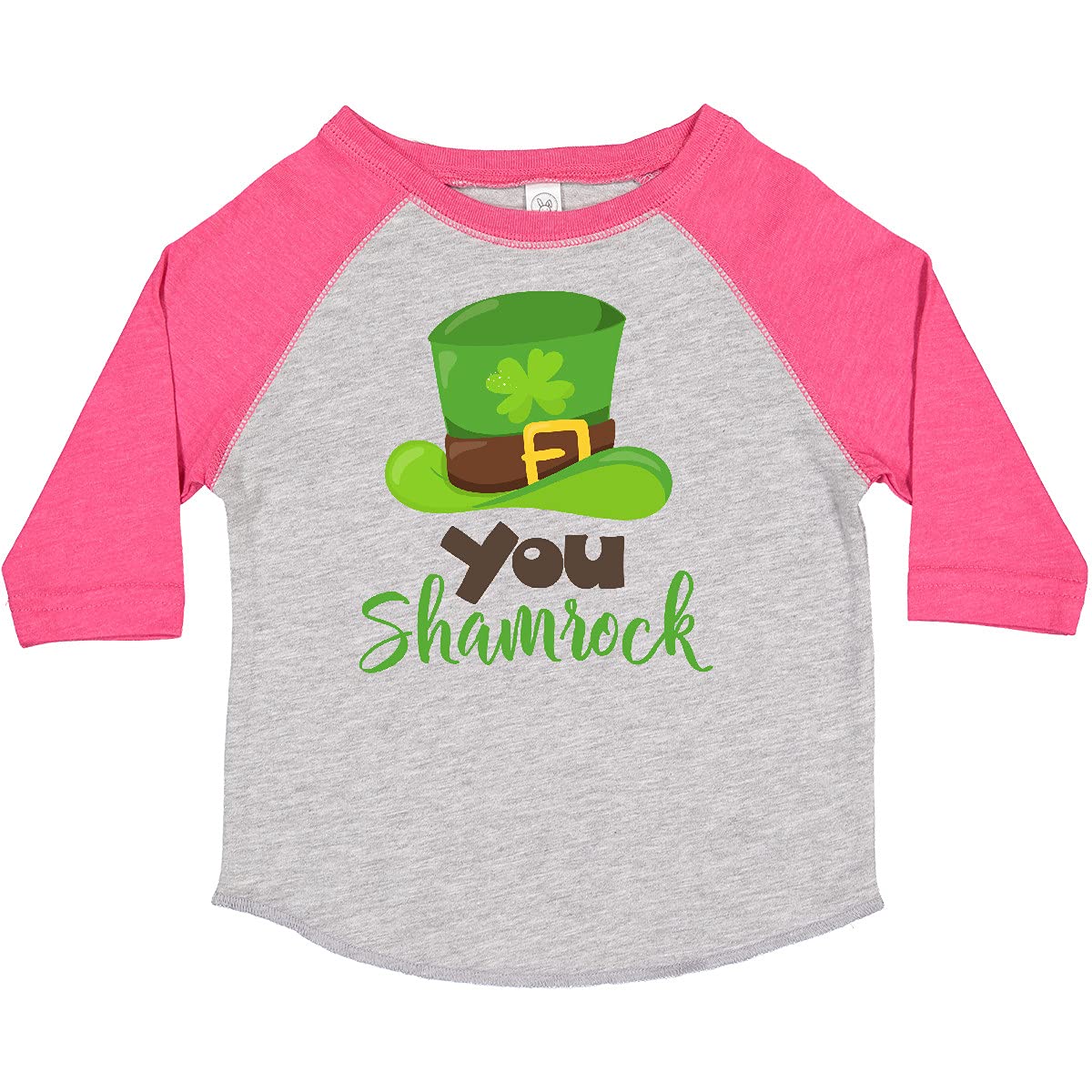 St. Patrick's Day Toddler T-Shirt with Leprechaun Hat & Shamrock Design - Cute Irish-Themed Outfit for Kids' Holiday Parties & Festive Celebrations