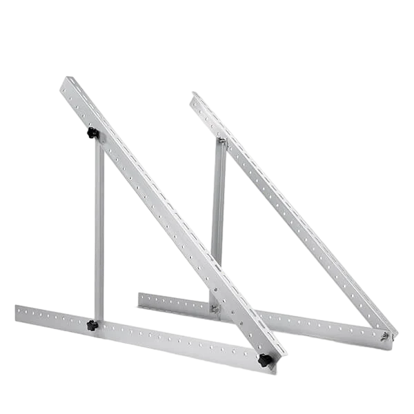 BougeRV 41 Inch Adjustable Solar Panel Mount Brackets for RV, Boat, Off-Grid - Heavy Duty Aluminum Tilt Mounting System for Solar Panels