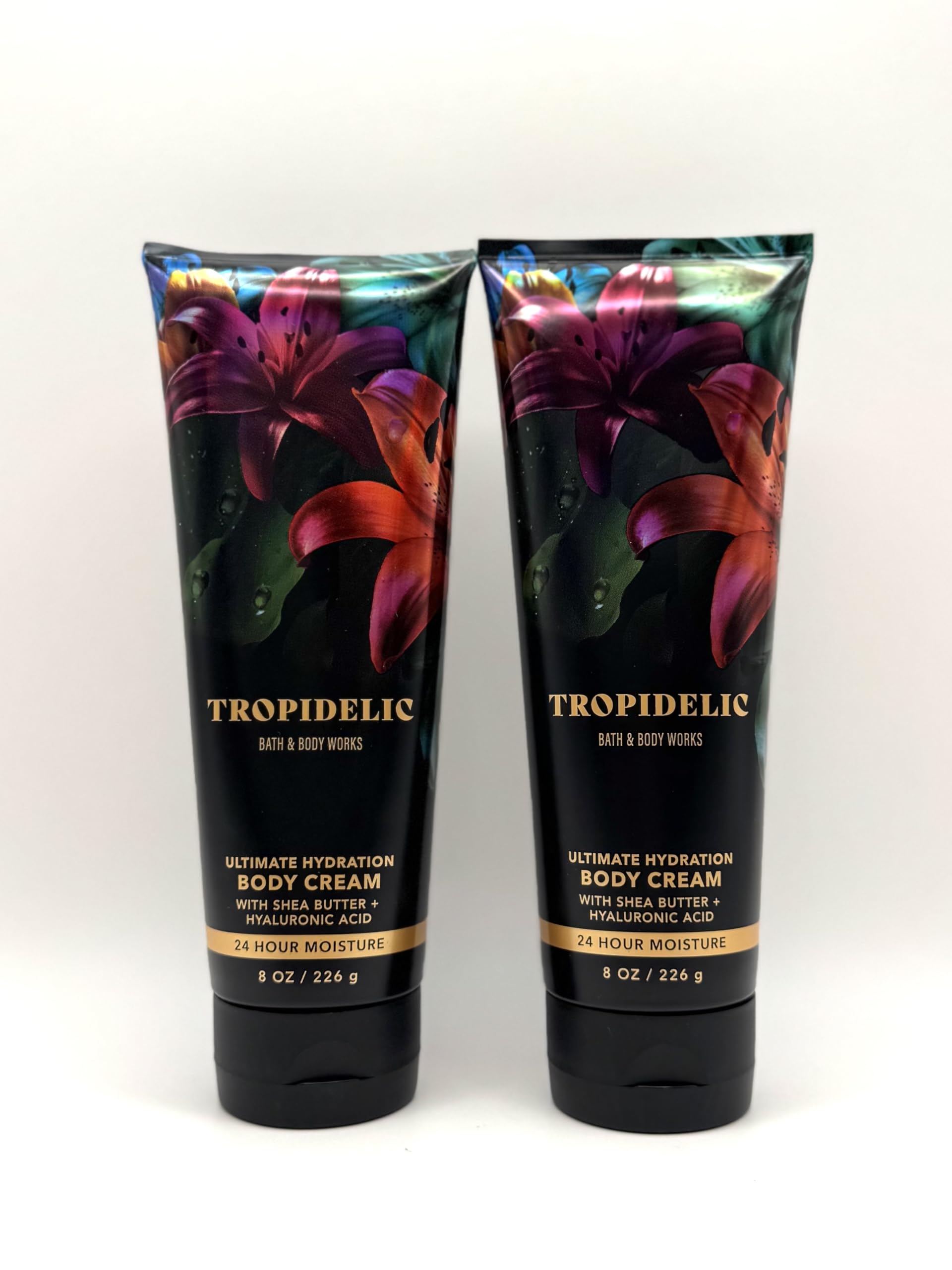 Tropidelic Ultimate Hydration Body Cream by Bath & Body Works - 8 oz 2-Pack with Shea Butter & Hyaluronic Acid for 24-Hour Moisture | Deeply Nourishing Dry Skin Care for Daily Use, After Shower & Nighttime Routine