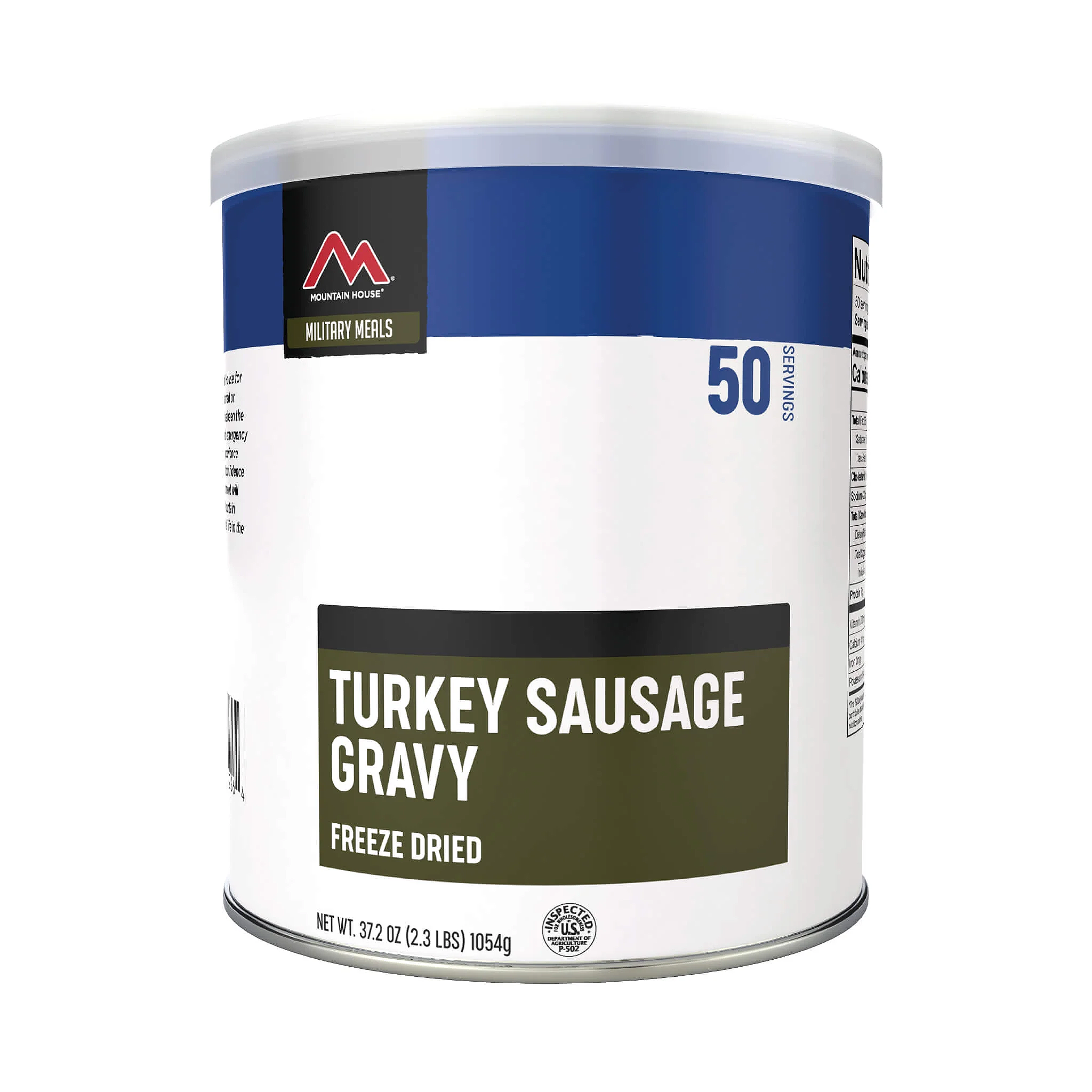 Mountain House Turkey Sausage Gravy - Freeze Dried Camping & Emergency Food - Military #10 Can (Servings for 10) - Perfect for Hiking, Backpacking & Survival Kits