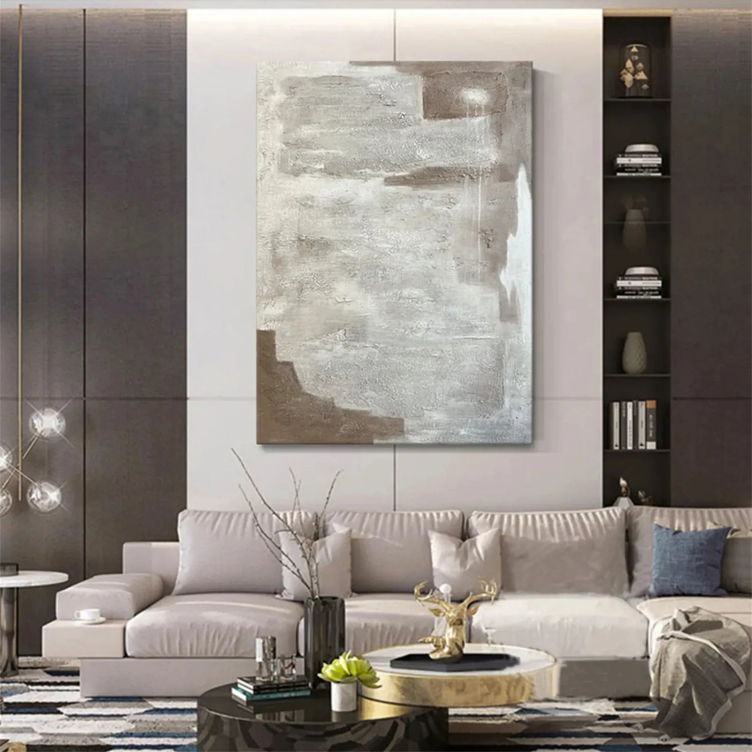Abstract Painting #AB 152 - Modern Wall Art for Home & Office Decor - Perfect for Living Room, Bedroom or Workspace