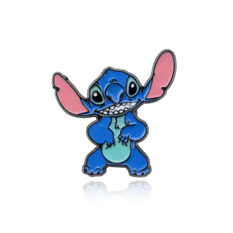 Disney Lilo & Stitch Heart Necklace - Cute Cartoon Jewelry for Women & Girls - Perfect Gift for Disney Fans, Cosplay & Everyday Wear