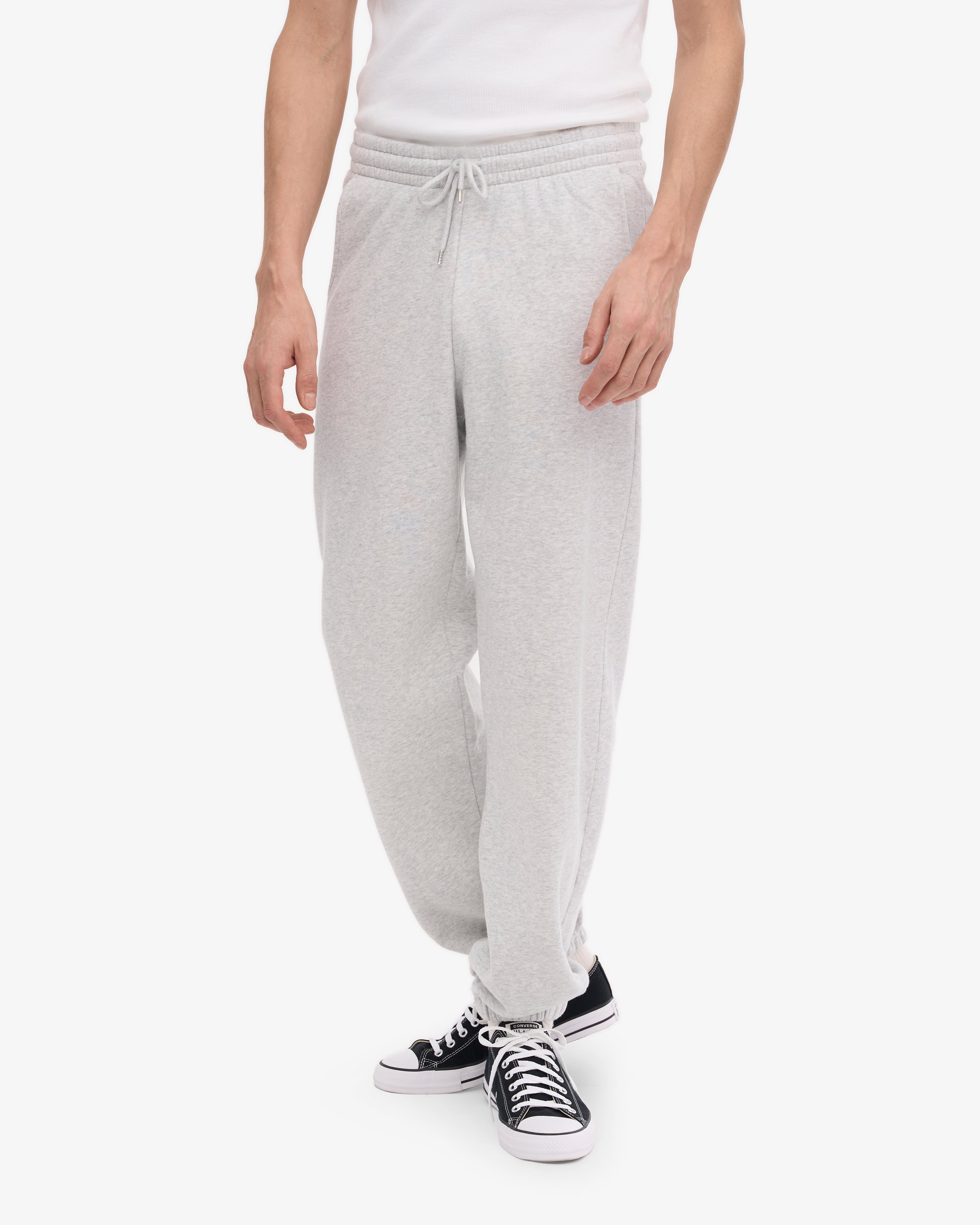Premium Organic Cotton Sweatpants for Women - Soft & Comfortable Snow Melange Joggers - Perfect for Yoga, Lounge & Casual Wear