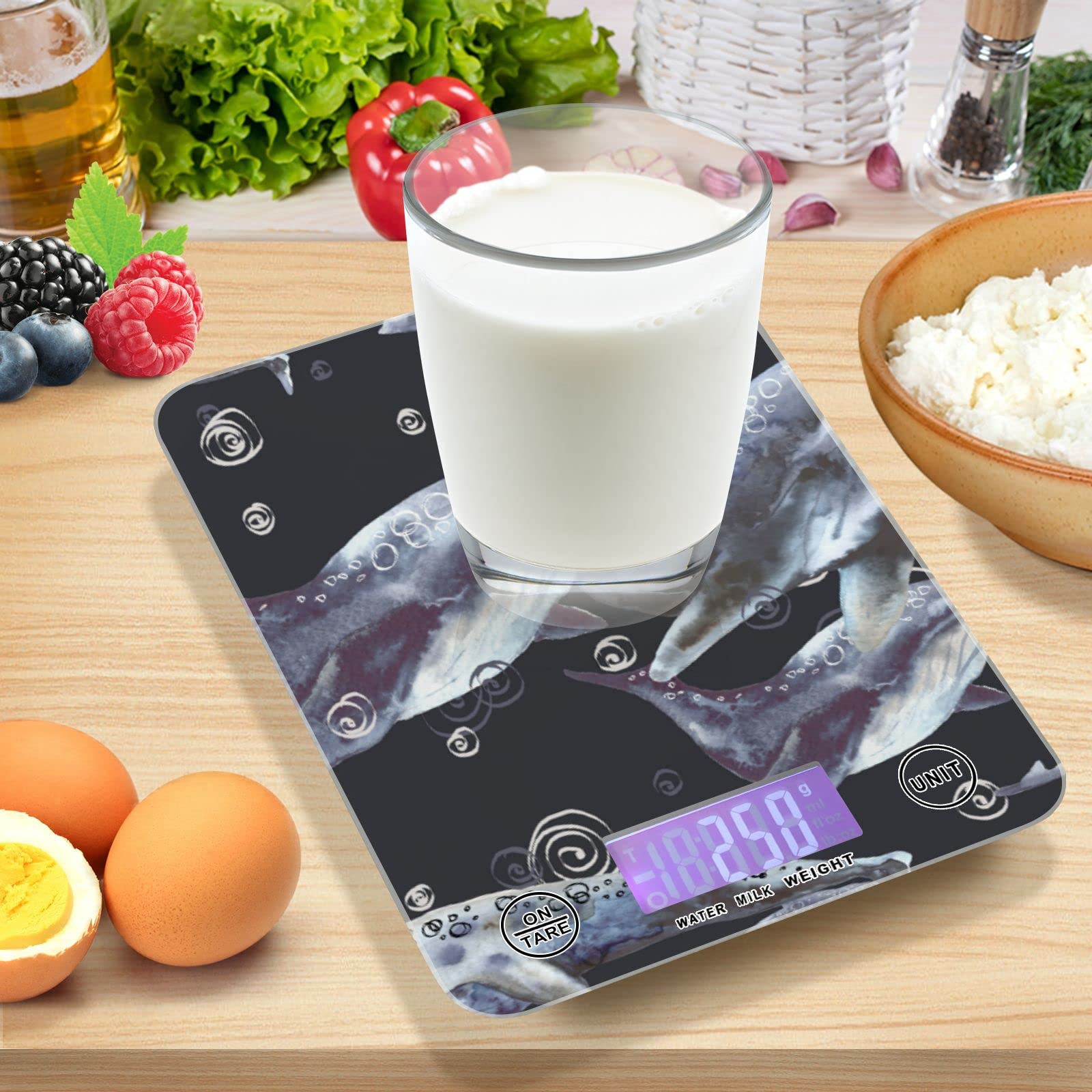 Waterproof Digital Kitchen Scale - Ounces & Grams for Cooking, Baking & Coffee