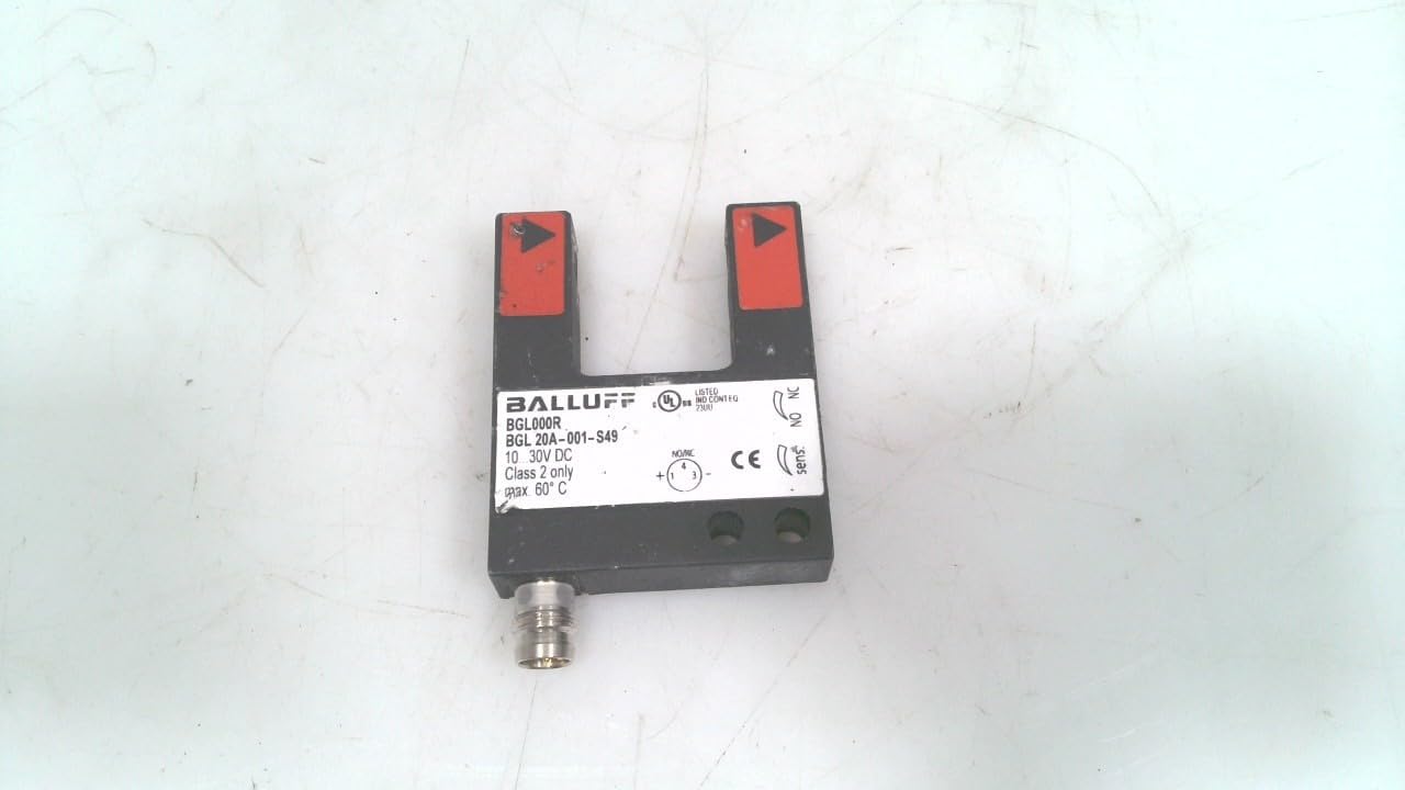BG Photoelectric Slot Sensor BGL 20A-001-S49, 10-30VDC 200mA - Industrial Automation, Conveyor Systems & Packaging Equipment