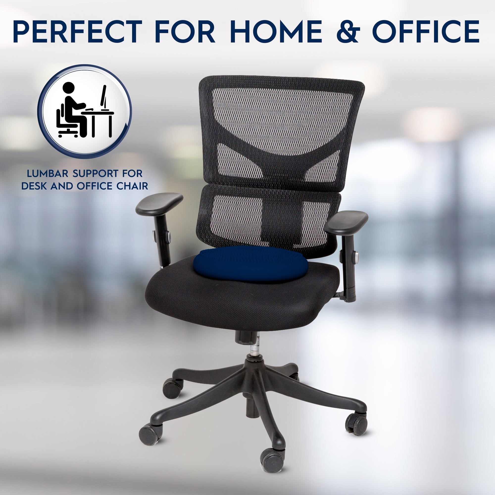 Bouncyband Big Wiggle Seat Sensory Cushion for Kids - Flexible Classroom & Office Chair Alternative - Improves Focus & Movement for ADHD, Autism - Perfect for School, Home & Work Use