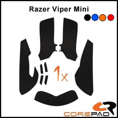 Corepad Soft Grips (Flat Edge) for Razer Viper Mini - Premium Mouse Grip Tape for Enhanced Control and Comfort | Perfect for Gaming, Office Work, and Long Computer Sessions