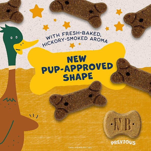 Natural Balance Crunchy Dog Biscuits with Real Duck Recipe - 14oz Bag - Grain-Free Treats for Small & Large Dogs - Perfect for Training & Rewarding Pets