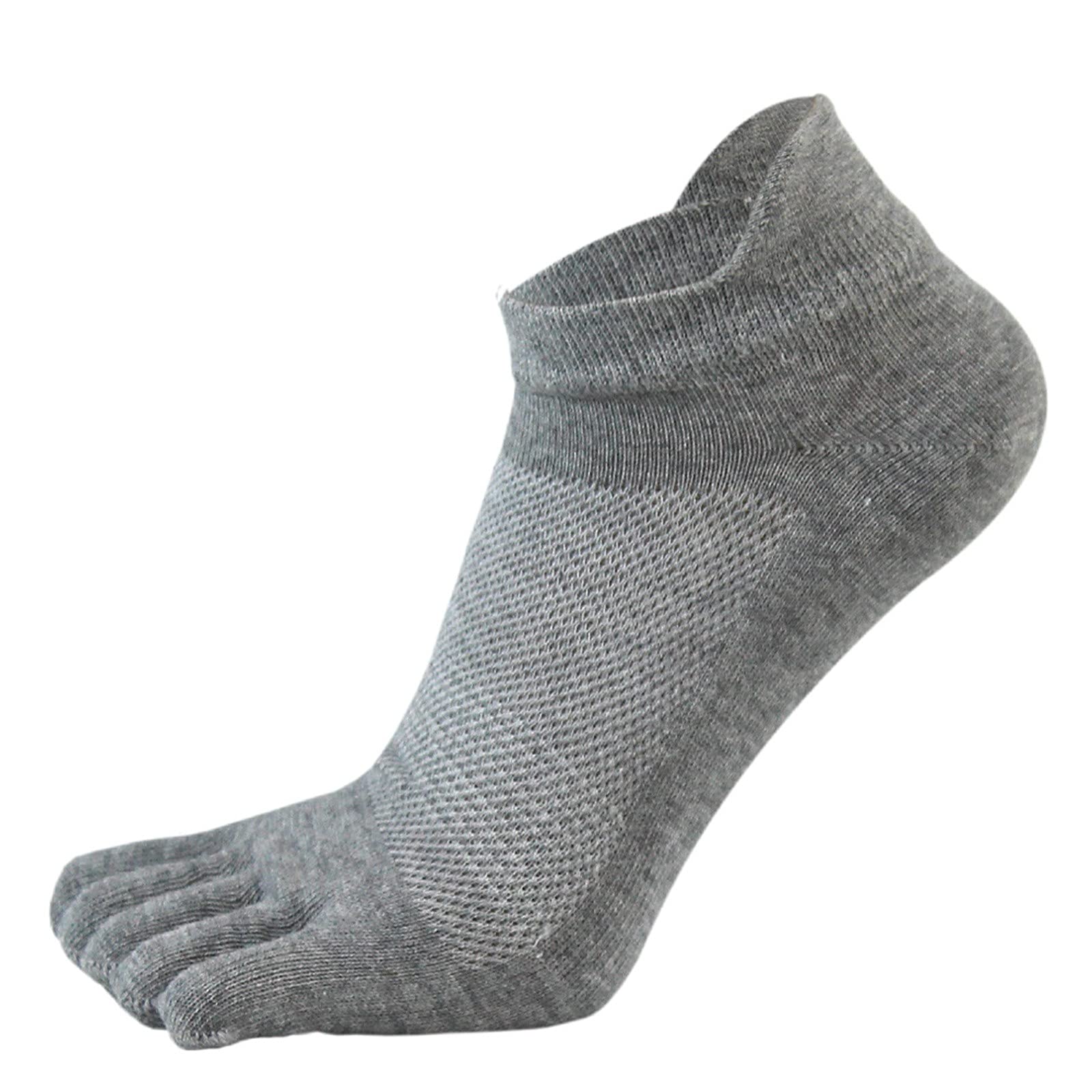 Breathable Five-Toe Sports Socks for Men - Comfortable Low-Cut Home & Athletic Socks - Perfect for Running, Yoga, and Casual Wear