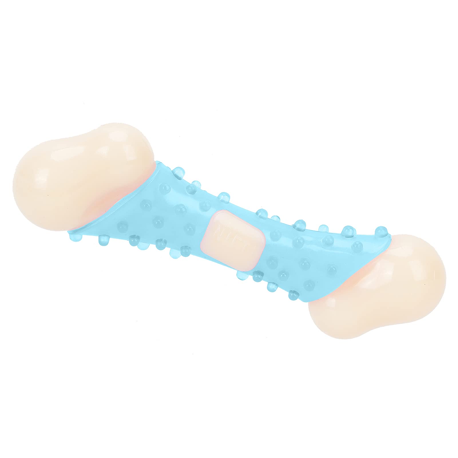 **Pssopp Dog Chew Toys for Small & Medium Dogs - Durable Bone Chew Toy for Teeth Cleaning & Dental Health - Blue S - Perfect for Playtime, Training & Anxiety Relief**