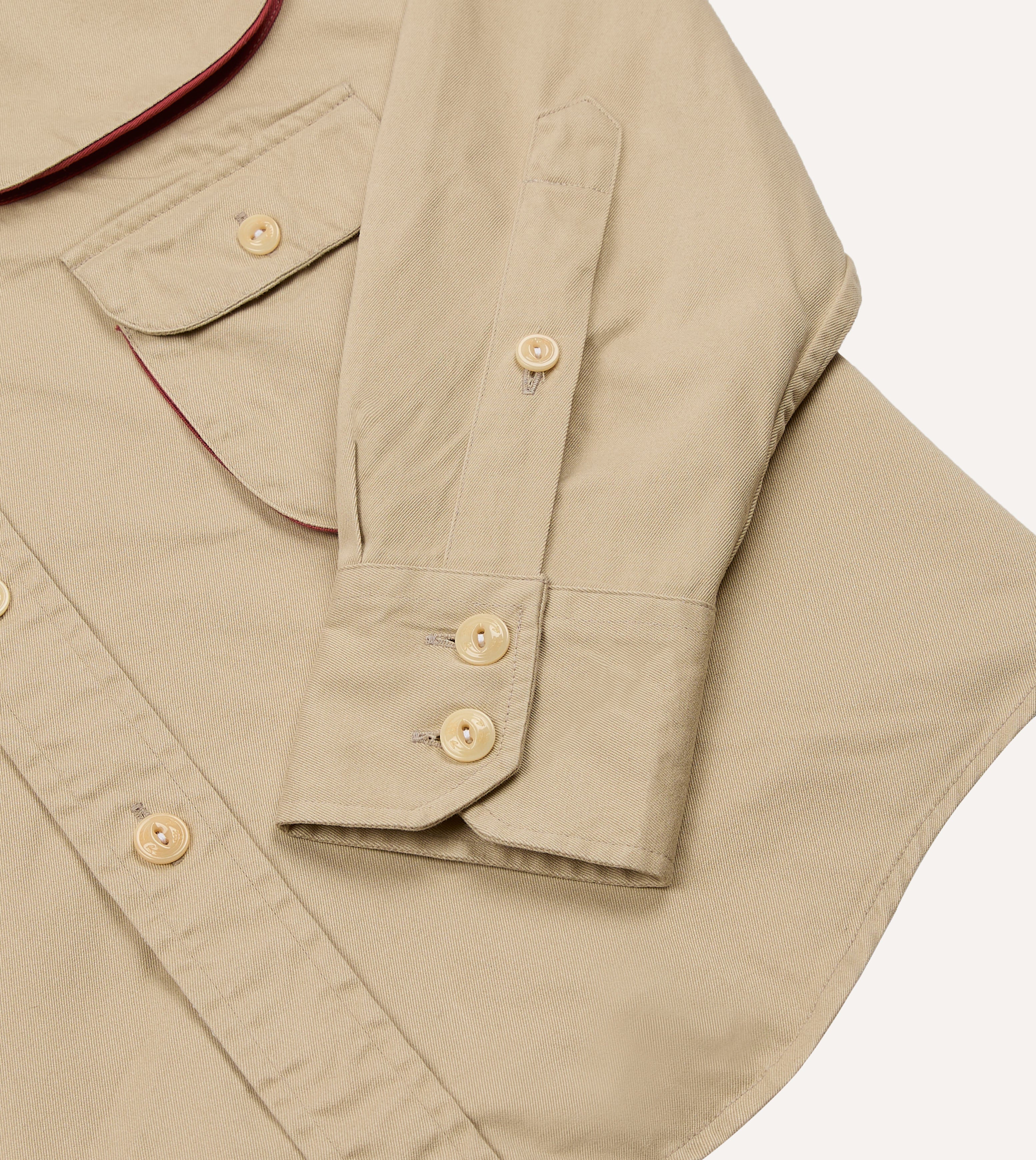 Drake's & New Balance Men's Utility Work Shirt - Durable Casual Button-Up Shirt for Work, Outdoor & Everyday Wear