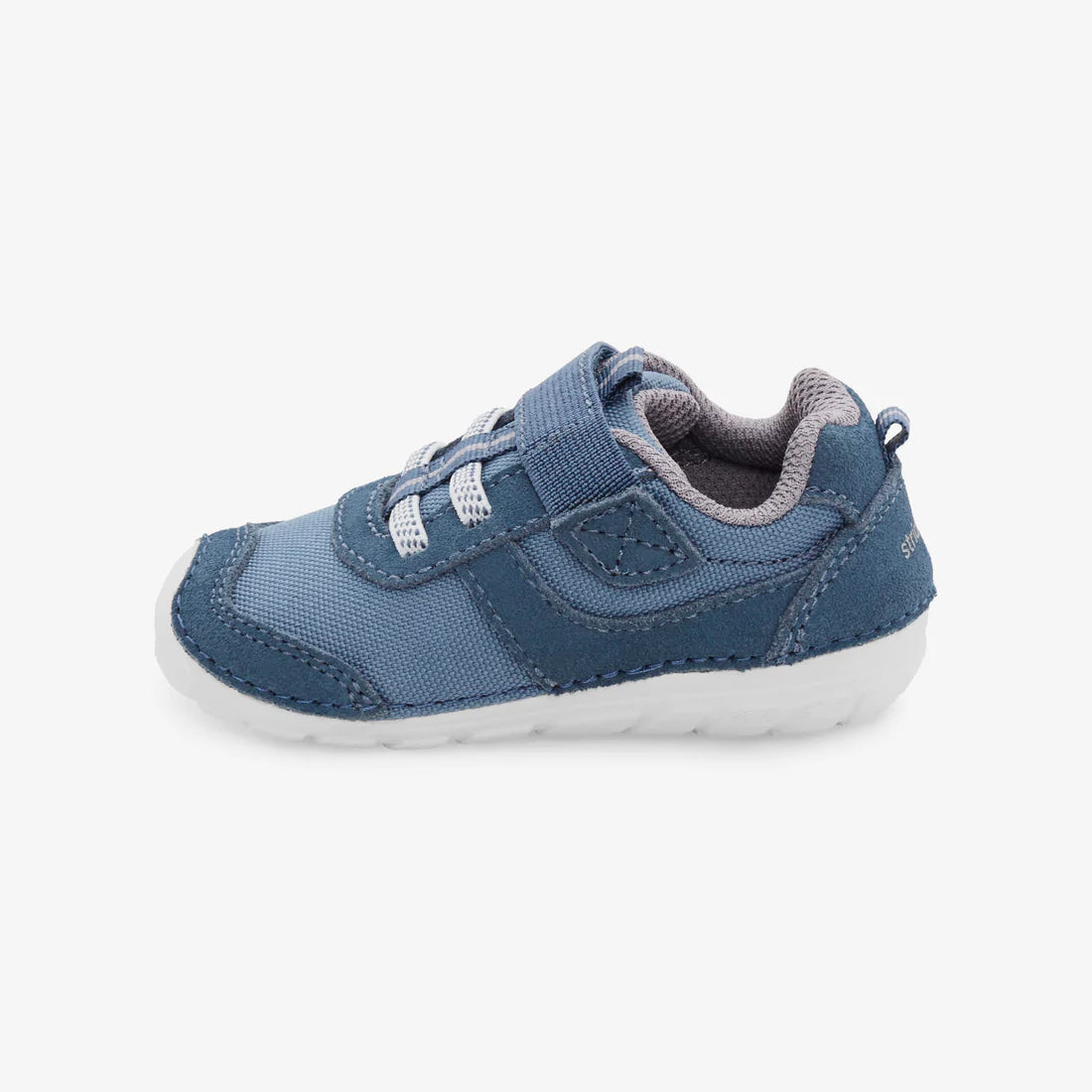 Stride Rite Navy Zips Runner Soft Motion Sneakers for Baby & Toddler - Comfortable Walking Shoes for First Steps & Playtime