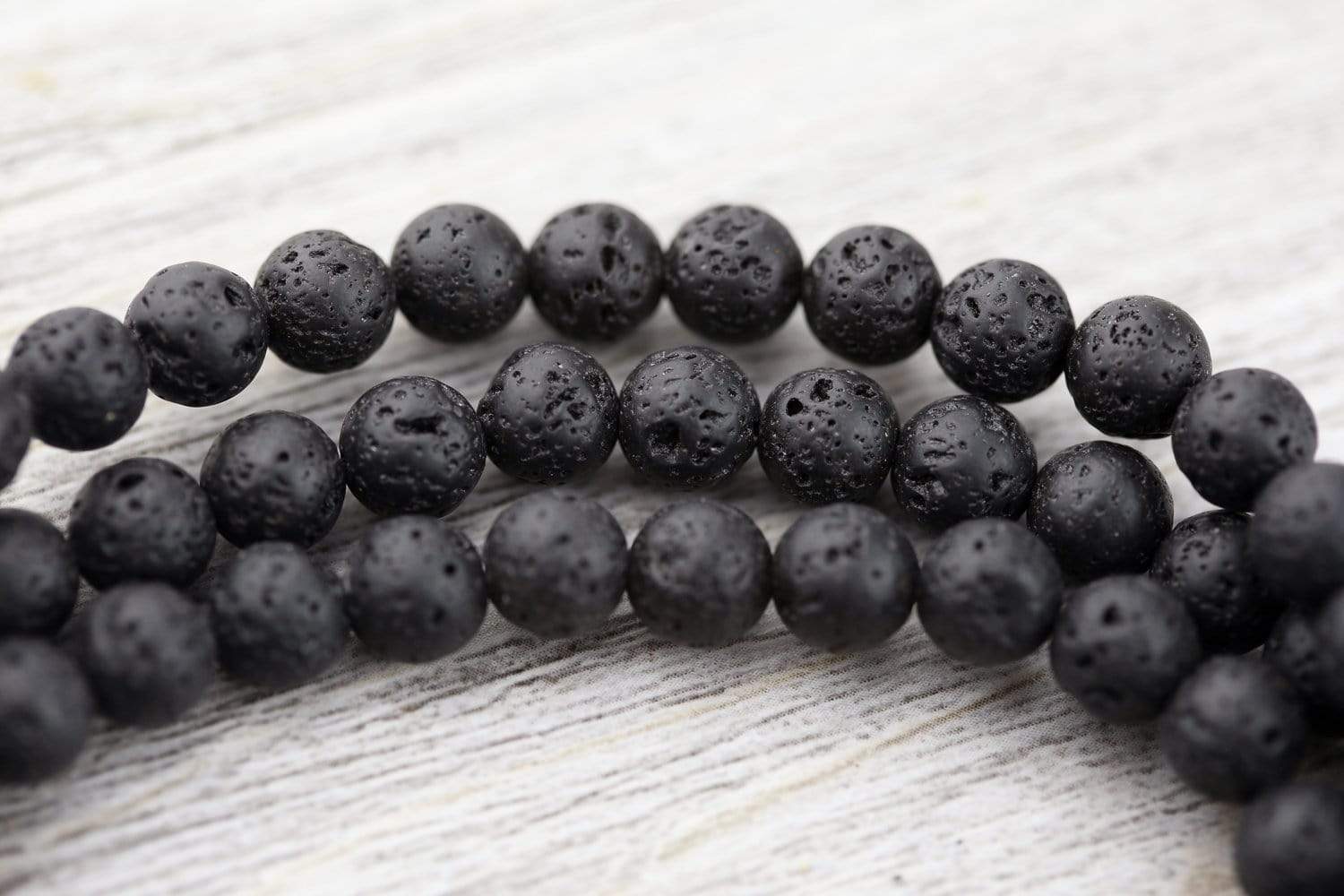 108 Bead Lava Rock Mala Bracelet - Natural Volcanic Stone Meditation & Yoga Prayer Beads for Stress Relief, Spiritual Healing & Positive Energy - Perfect for Mindfulness, Chakra Balancing & Buddhist Practice