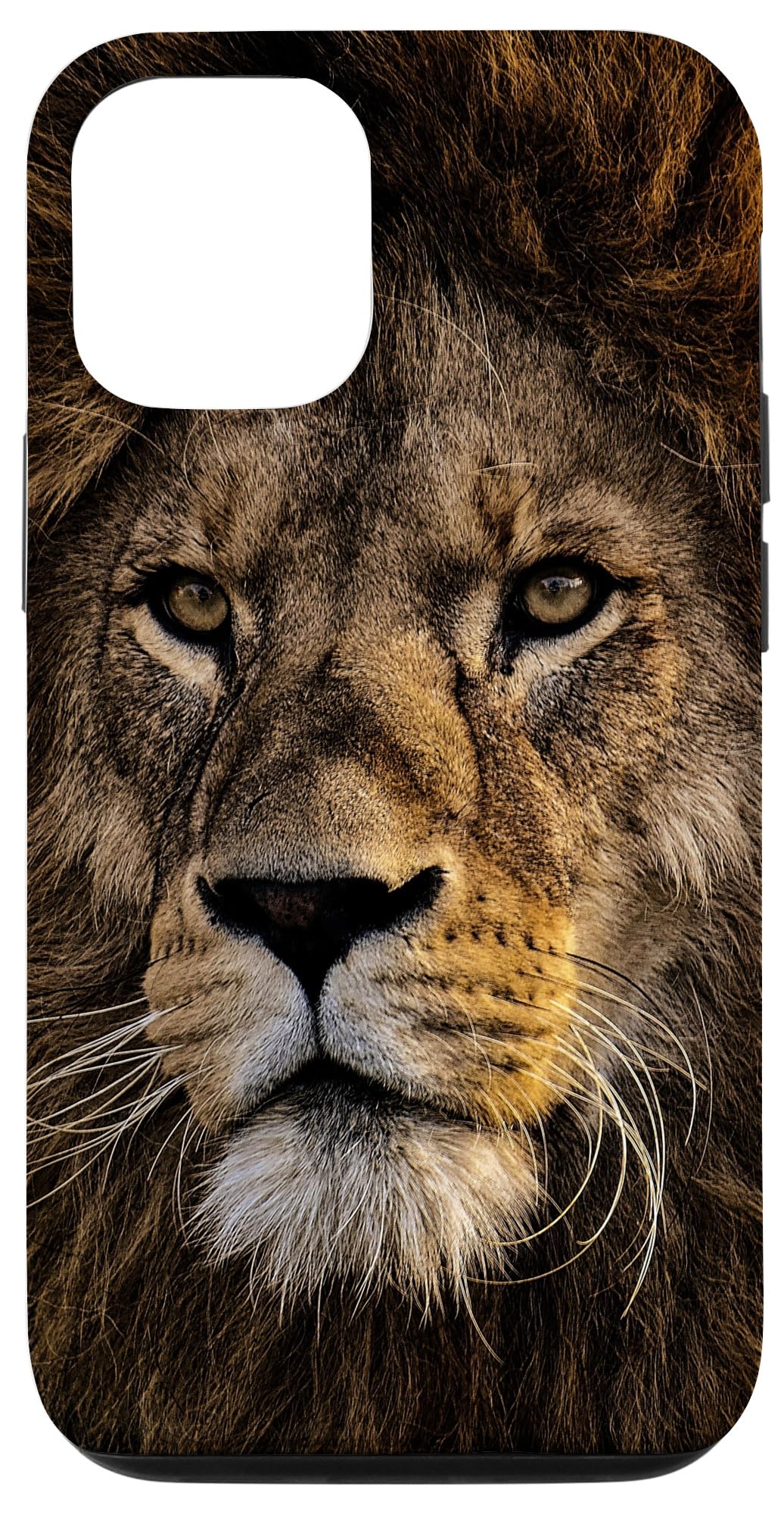 Premium Lion Head Leo Phone Case for iPhone 12/12 Pro - Stylish Zodiac Protection with Shock Absorption | Perfect for Daily Use, Gifts & Leo Horoscope Enthusiasts