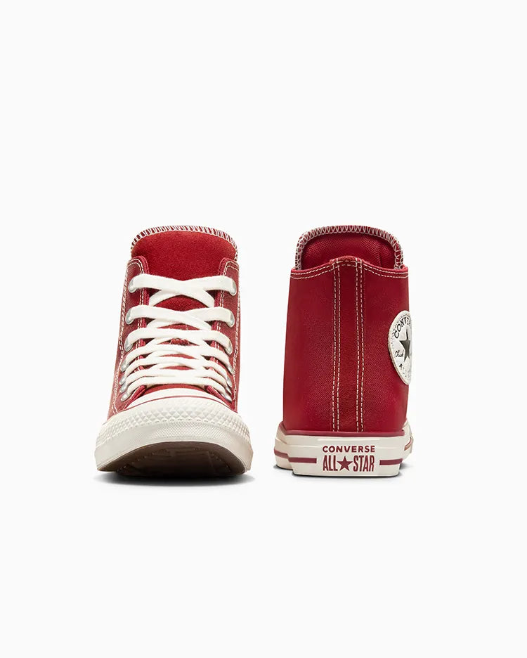 Converse Chuck Taylor All Star High Top Sneakers - Cherry Red Canvas Shoes for Men & Women | Casual, Streetwear & Vintage Style Fashion