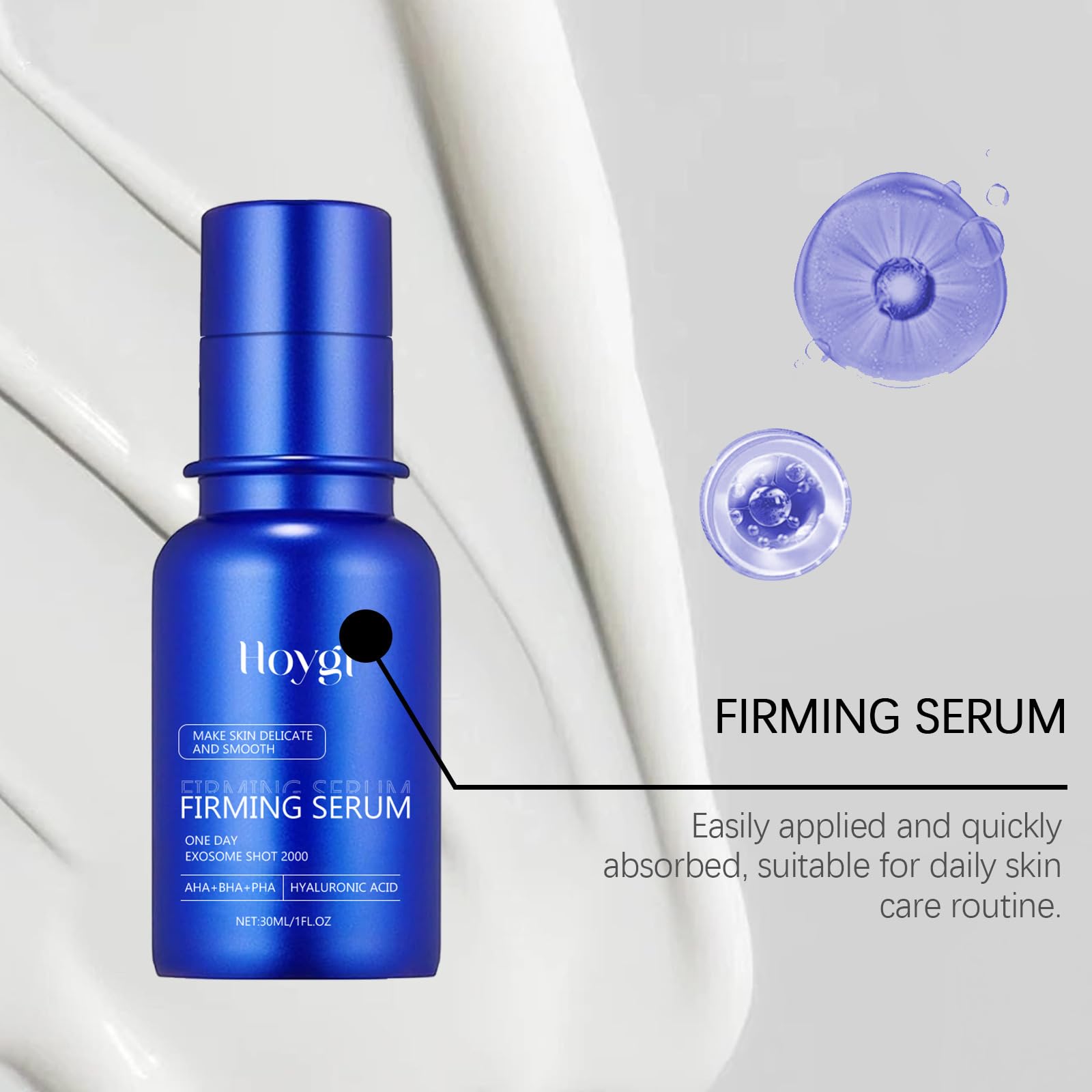 Anti-Aging Firming Essence Lotion with AHA BHA PHA - Daily Moisturizing Facial Serum for Skin Tightening & Hydration | Perfect for Mature, Dry & Sensitive Skin Care Routine