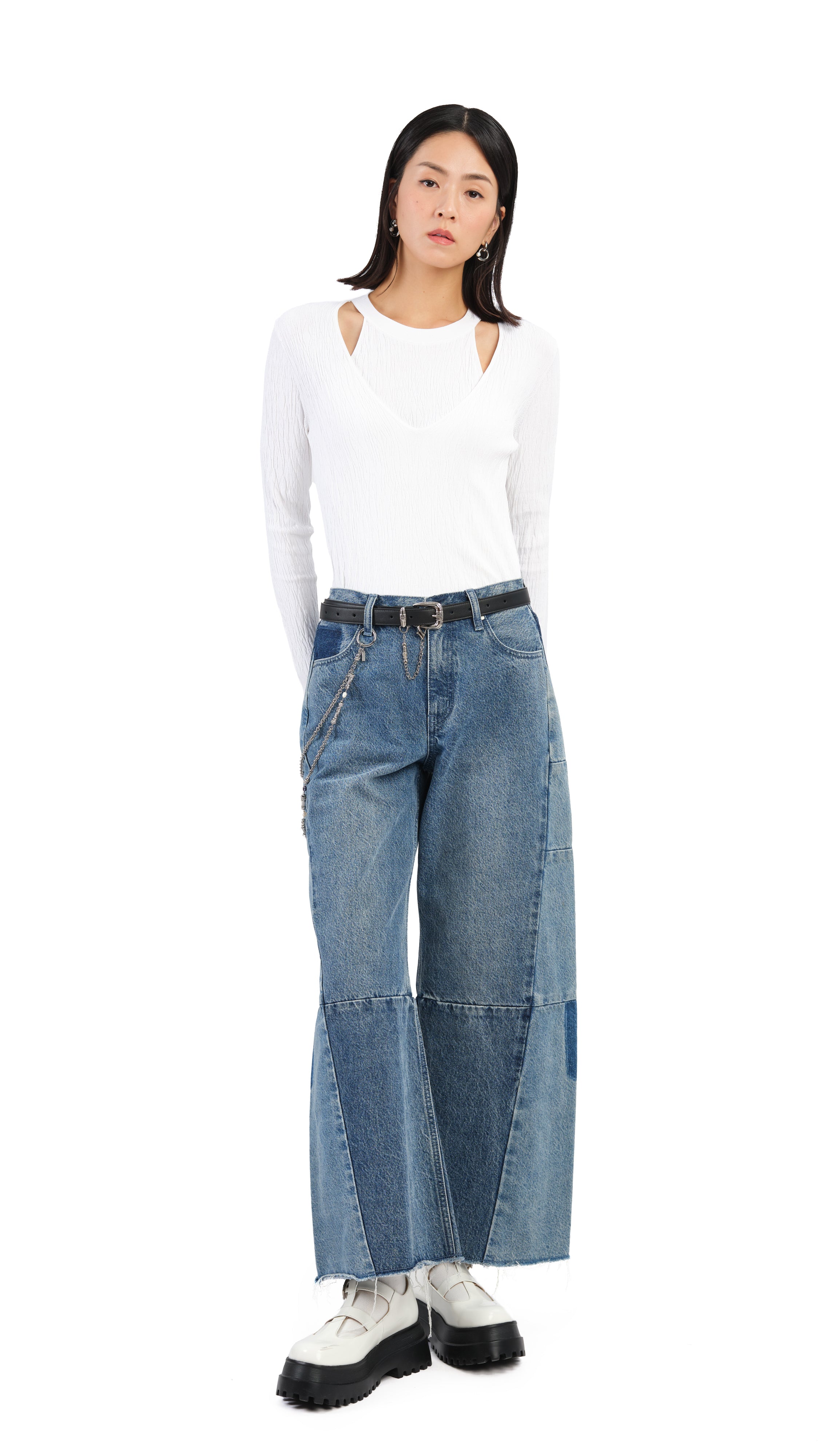 2 in 1 Knit Top for Women - Comfortable Stretchy Layering Shirt - Perfect for Casual Wear, Workouts & Everyday Outfits