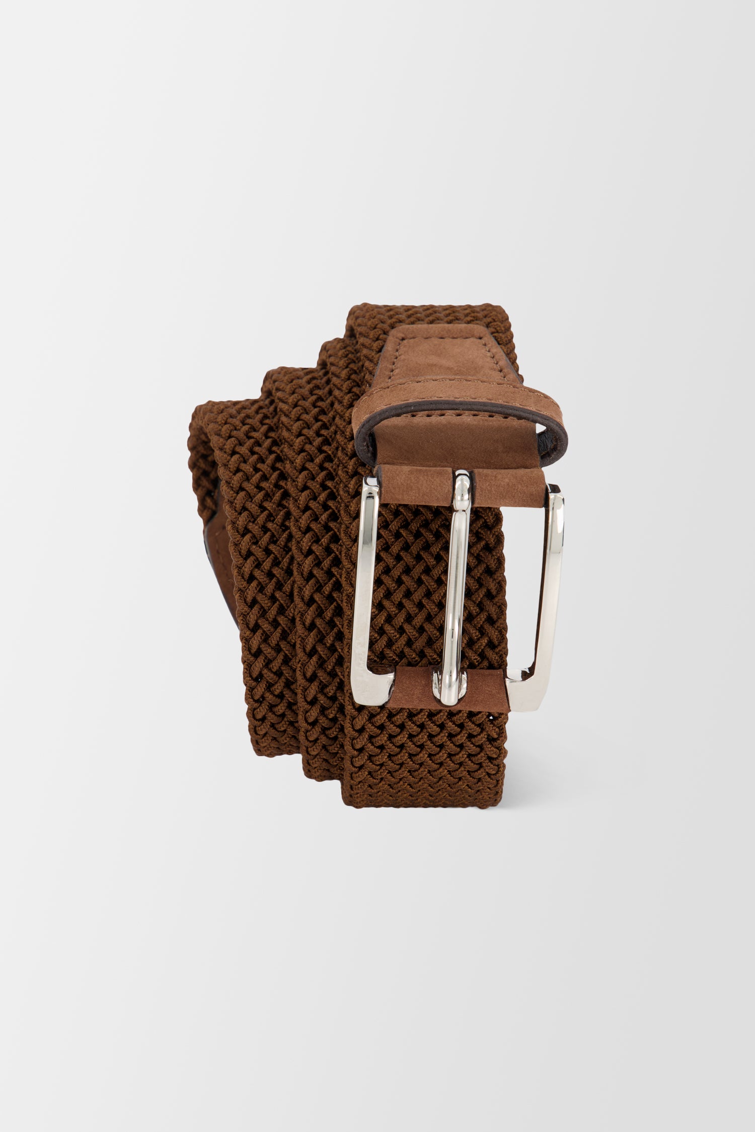 Original Luxury Brown Salerno Belt for Men - Premium Genuine Leather Dress Belt - Perfect for Business, Office, and Formal Occasions
